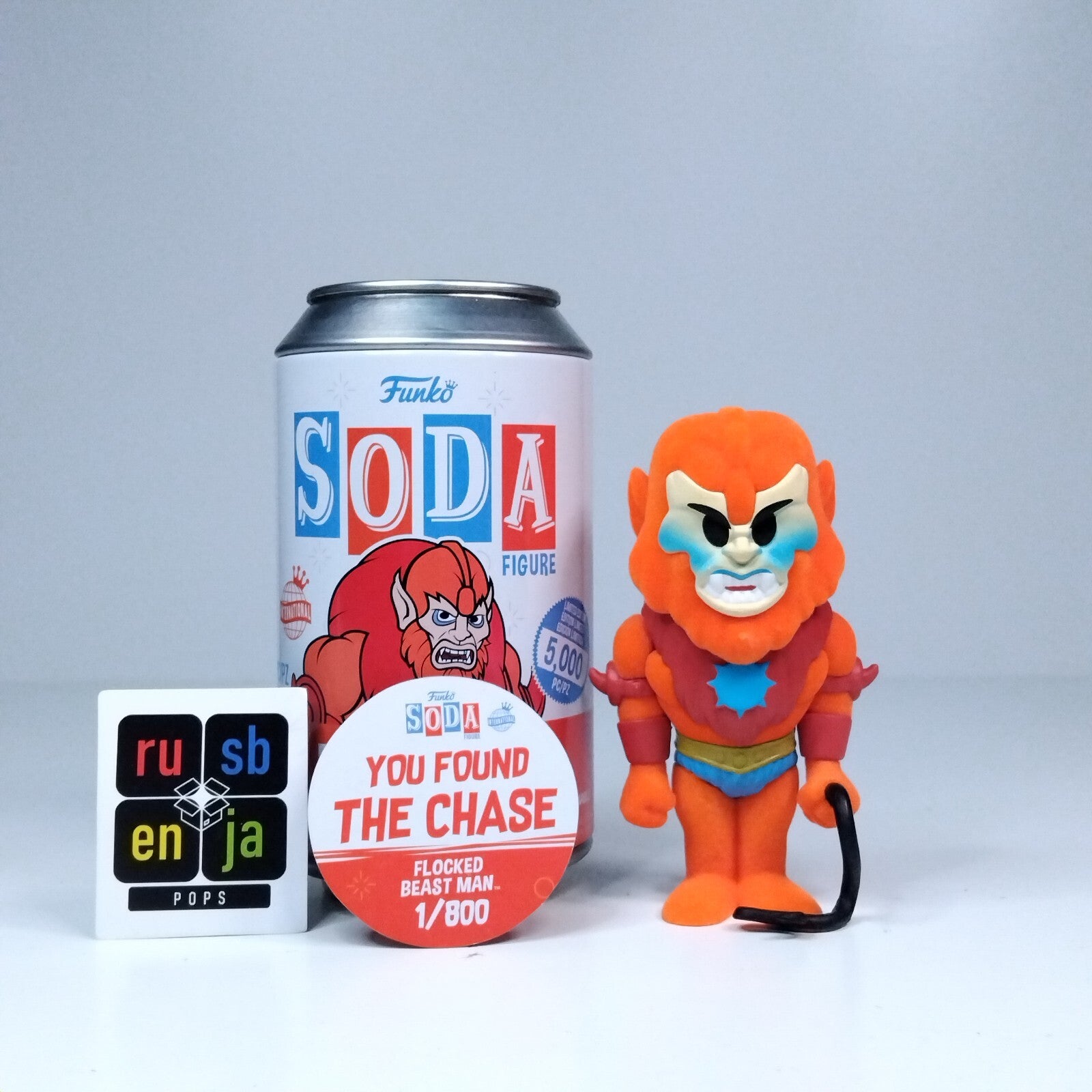 Funko Soda Retro Masters of the Universe Beast Man Flocked Chase 1/800