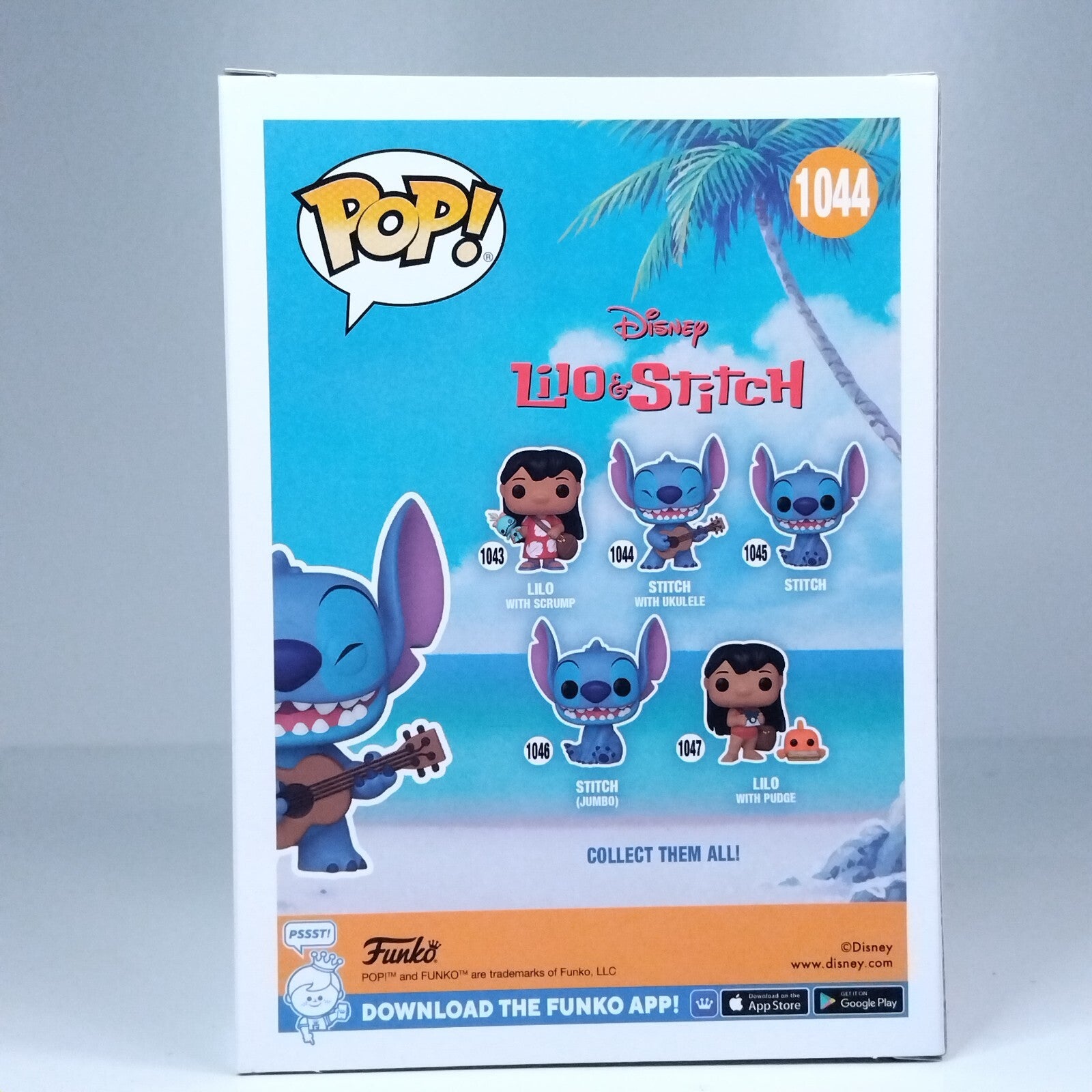 Funko Pop! Disney Lilo & Stitch with Ukelele Flocked #1044