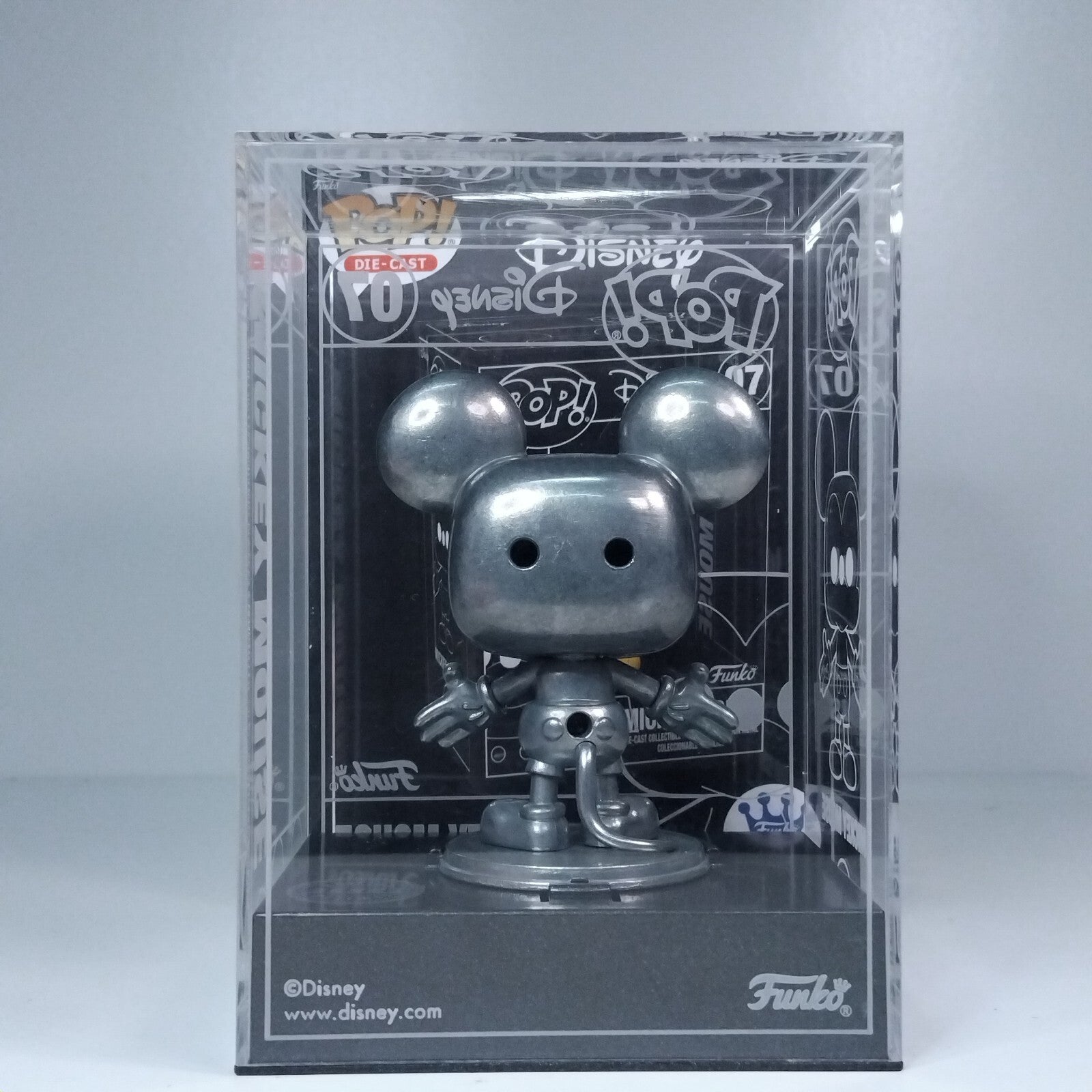 Funko Pop! Disney Diecast Mickey Mouse Silver Chase Edition #07