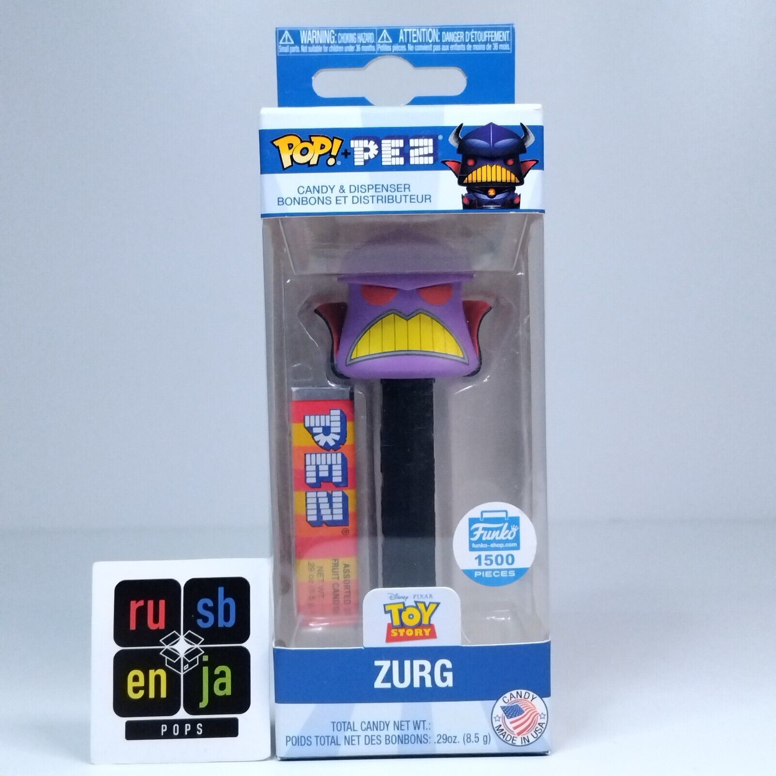 Funko Pop! PEZ Disney Toy Story Emperor Zurg 1,500 Pcs Limited Edition