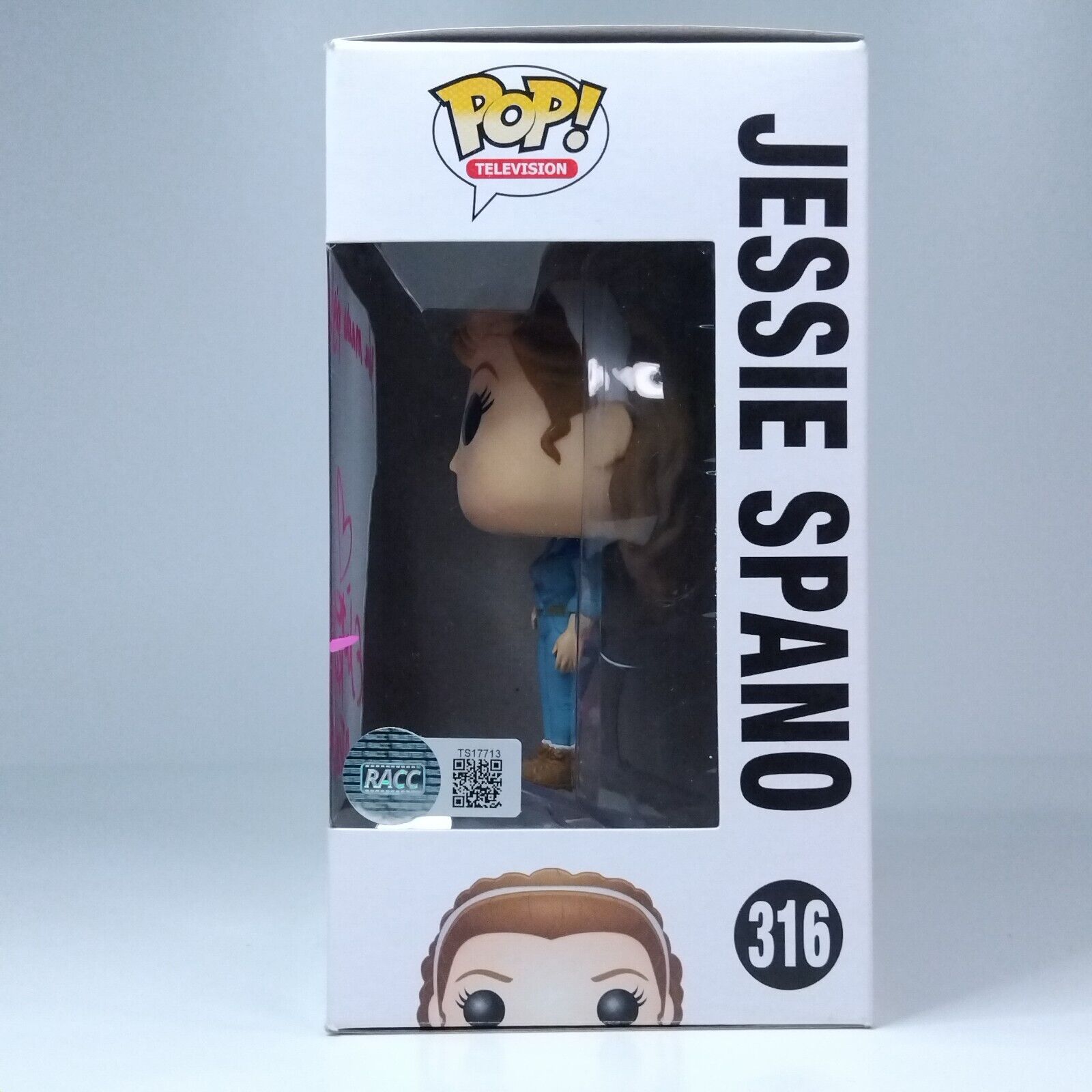 Funko Pop! TV Saved By the Bell Jessie Spano Signed Elizabeth Berkley COA #316