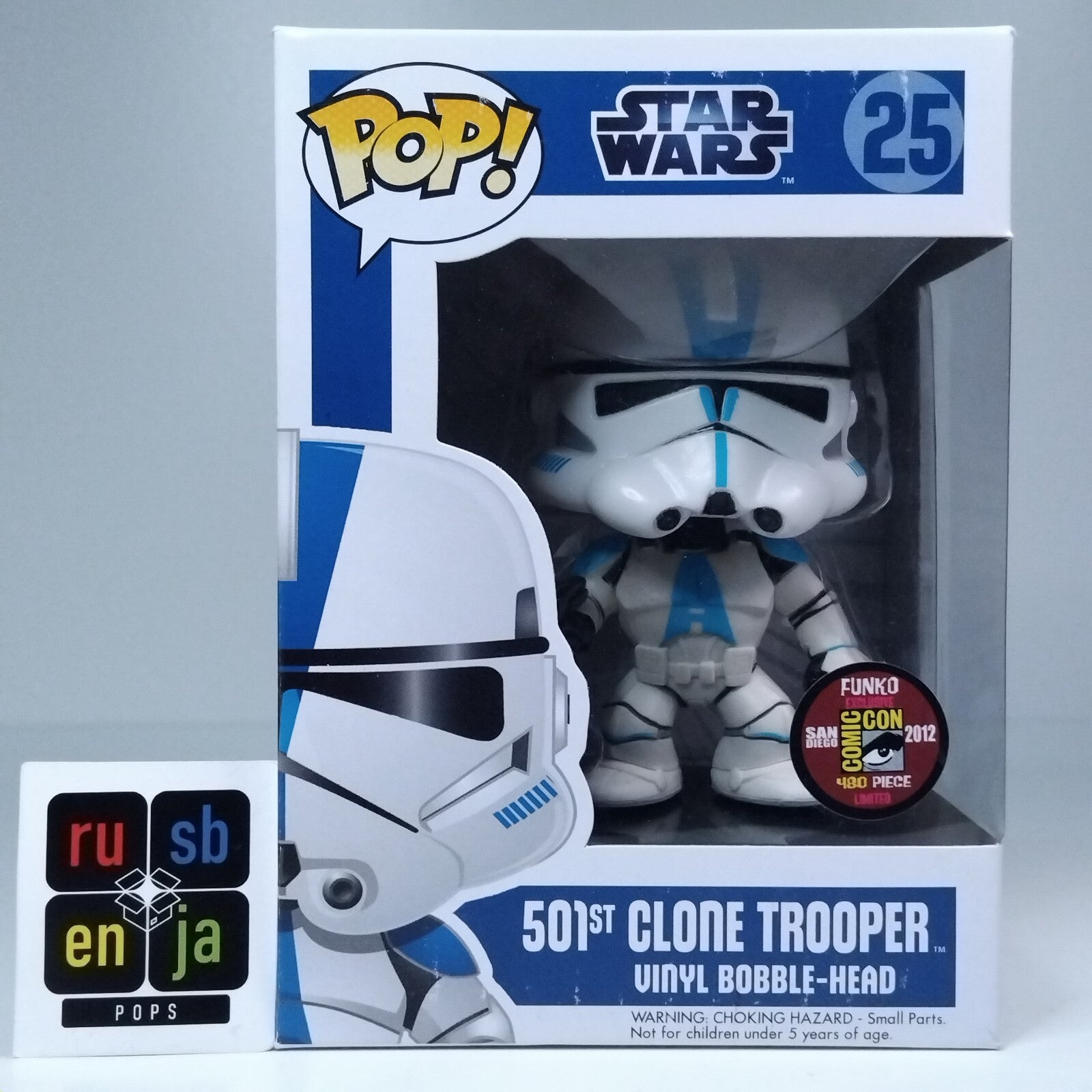 Funko Pop! Star Wars Blue Box 501st Clone Trooper SDCC 480 Pcs #25