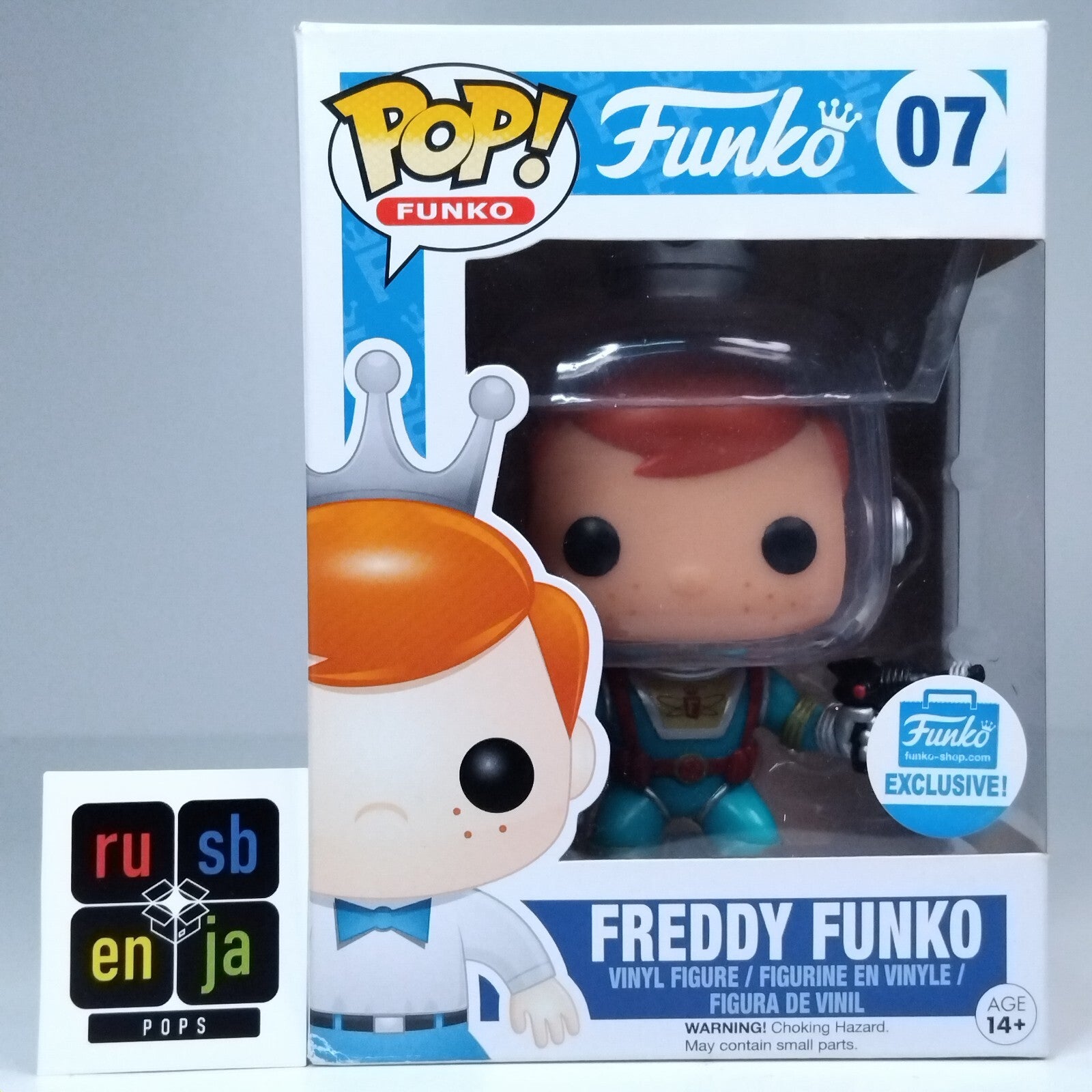 Funko Pop! Freddy Funko Astronaut with Ray Gun Exclusive #07