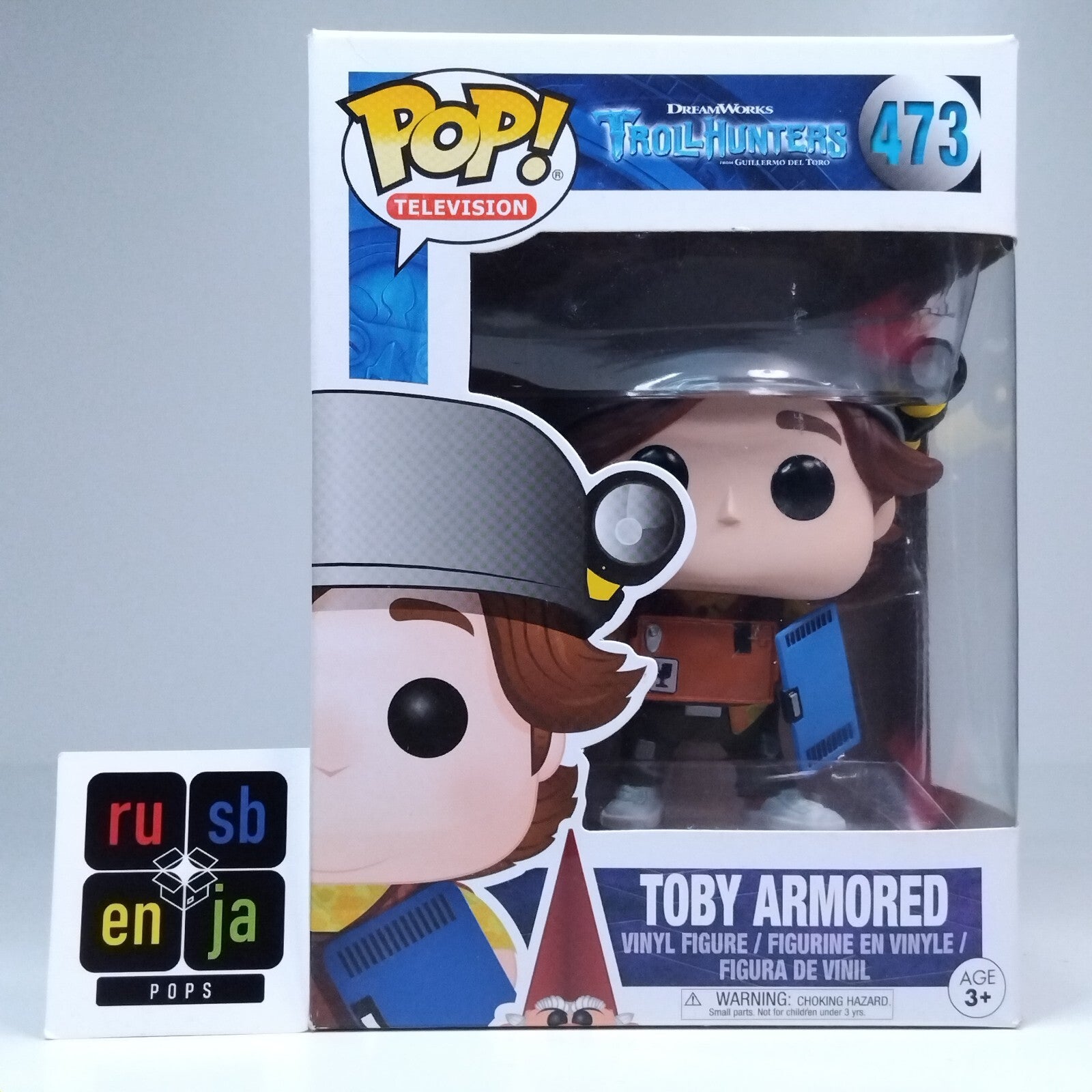 Funko Pop! TV Troll Hunters Toby Armored #473