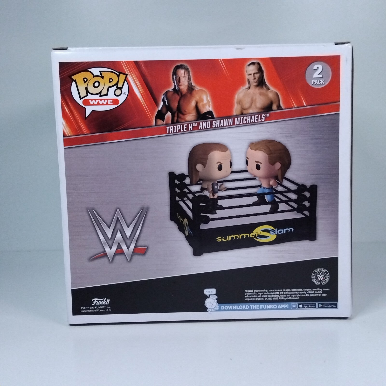 Funko Pop! WWE Triple H and Shawn Michaels - Shawn Michaels Signed COA 2 Pack