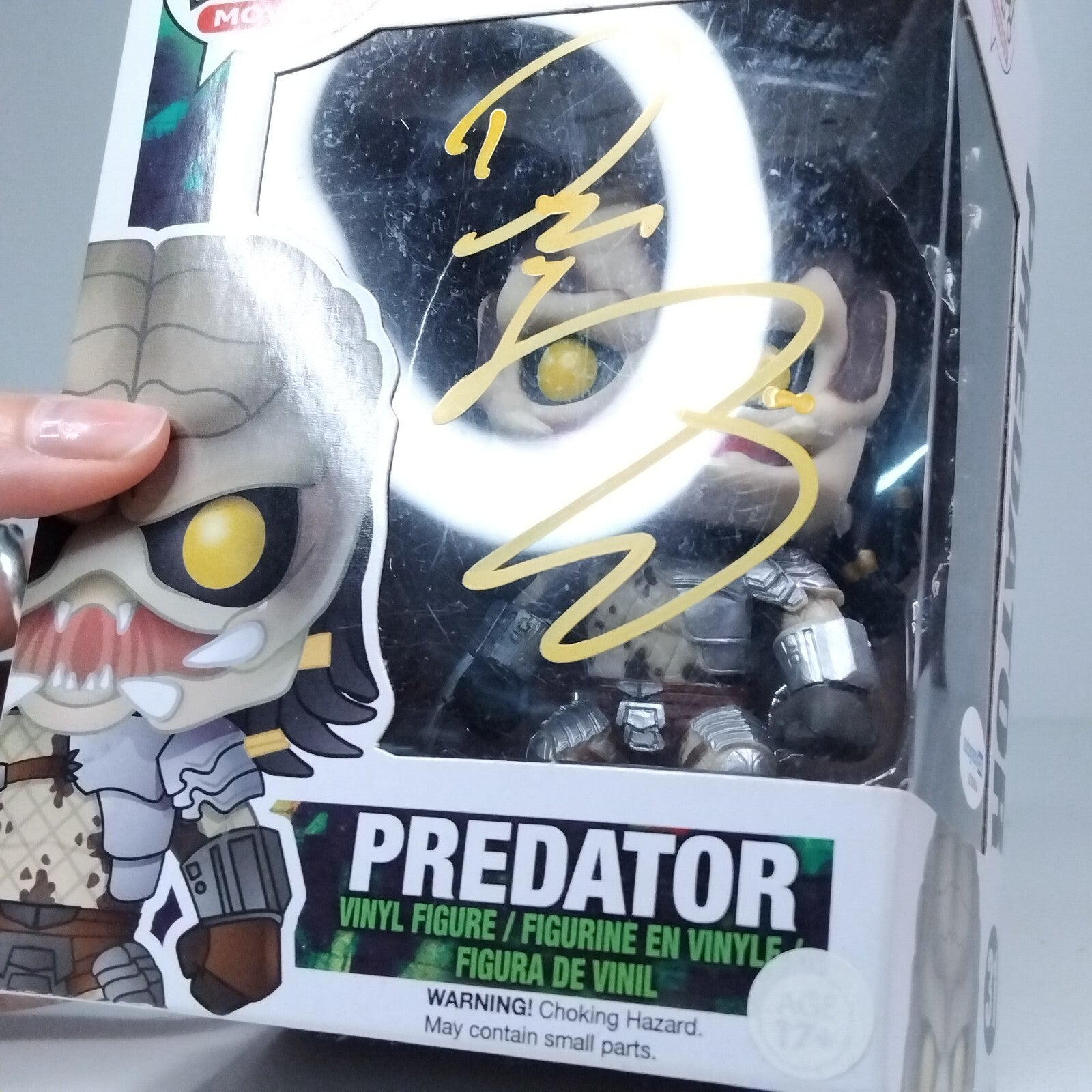 Funko Pop! Movies Predator Signed Dane DiLiegro COA #31 WS