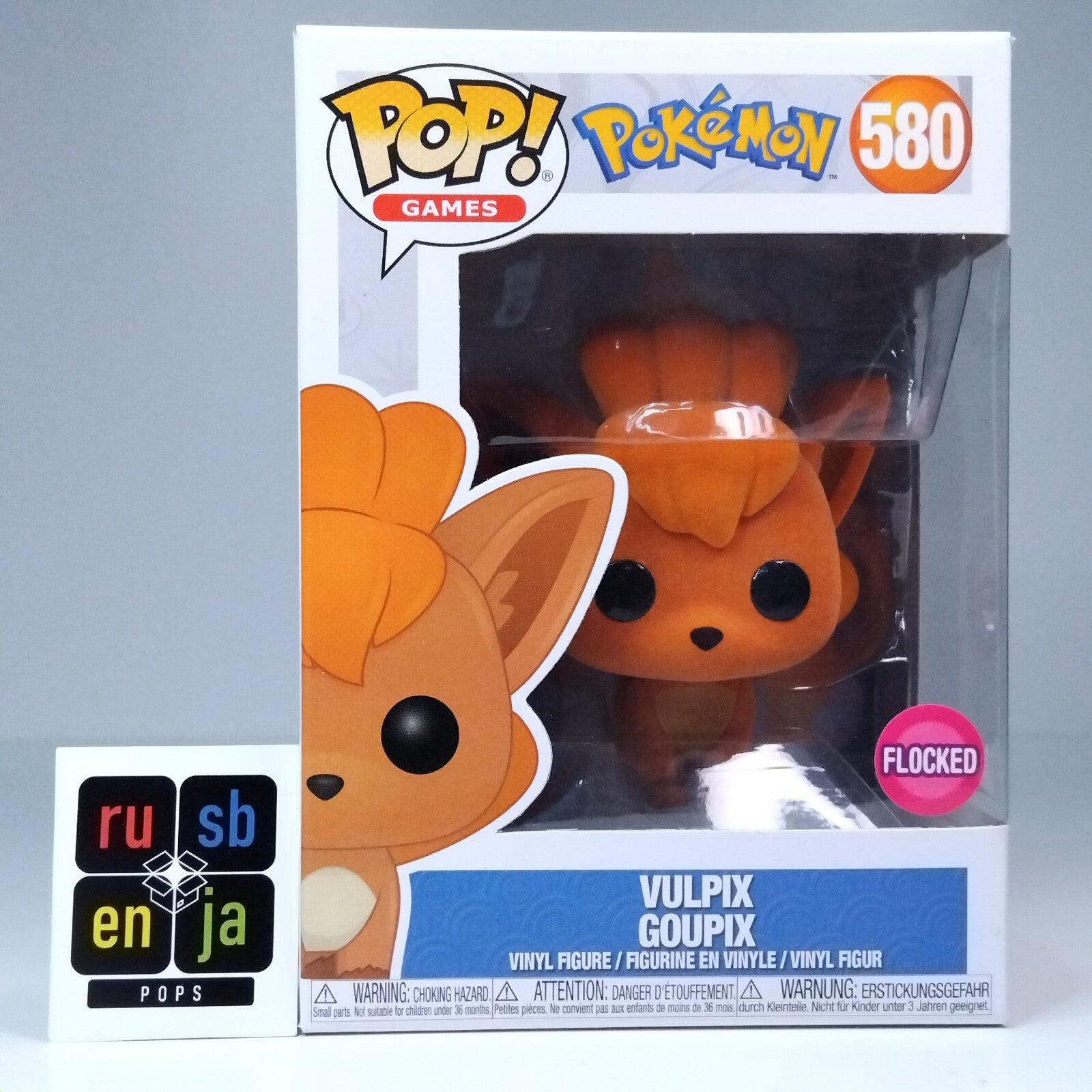 Funko Pop! Games Pokemon - Vulpix Flocked #580