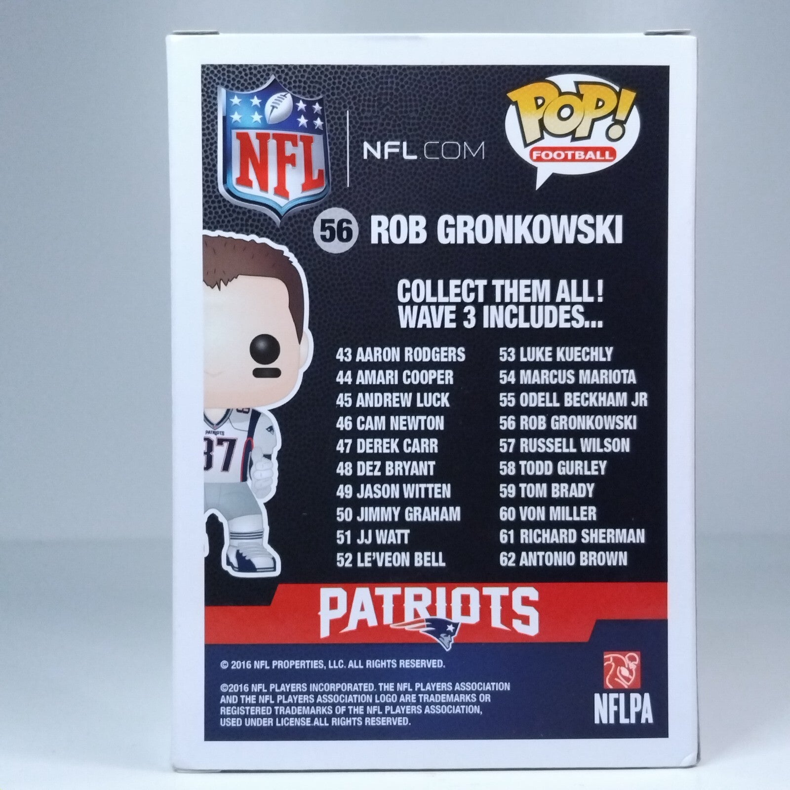 Funko Pop! Sports NFL Football - Patriots Rob Gronkowski #56