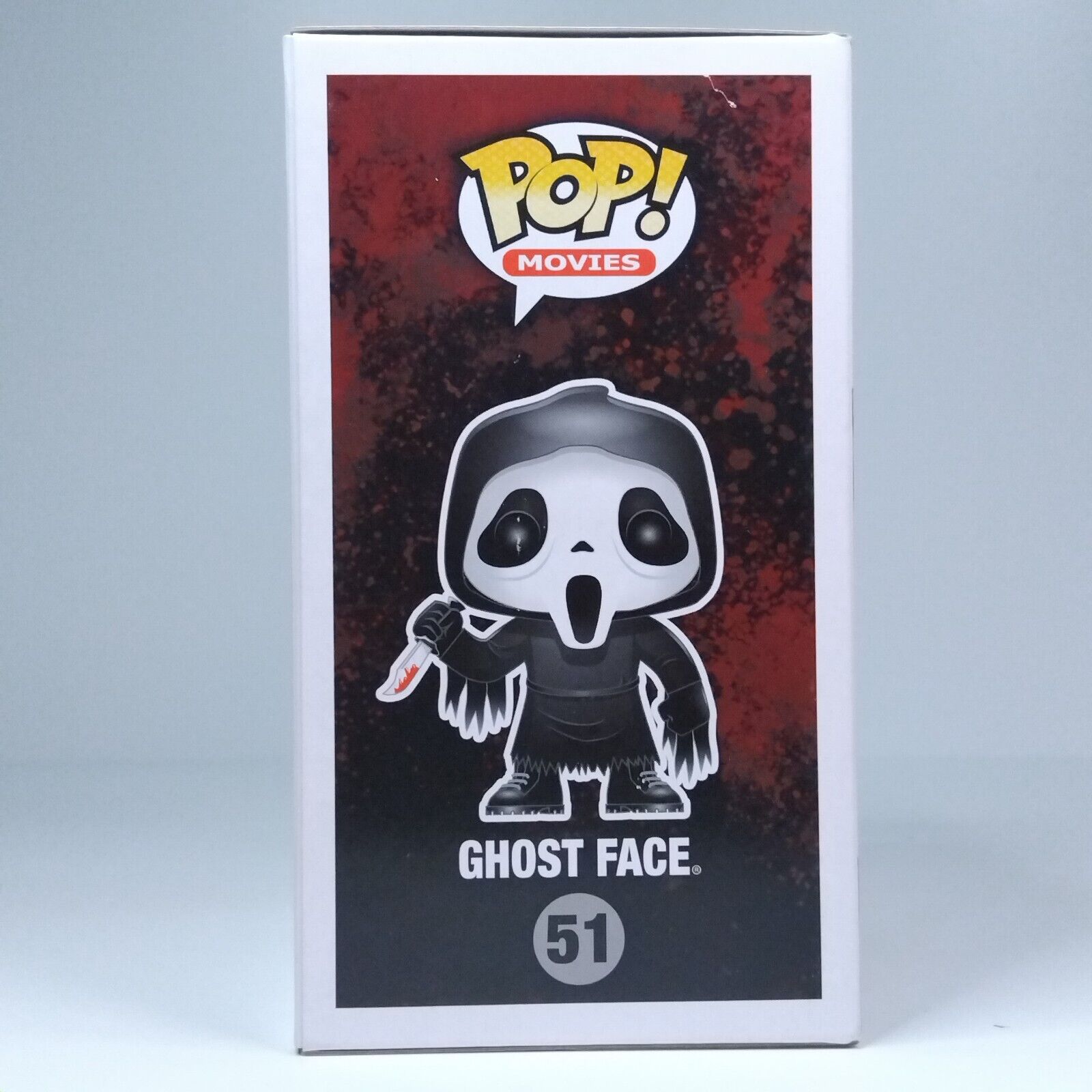 Funko Pop! Movies Horror Scream Ghost Face Signed & Quoted Neve Campbell COA #51
