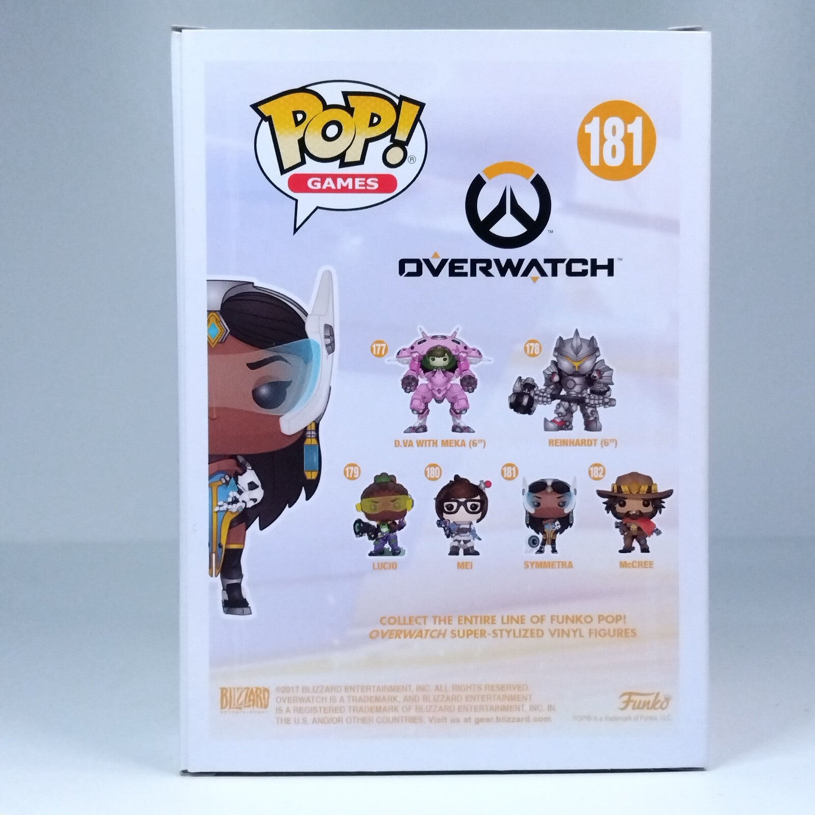 Funko Pop! Games Overwatch Symmetra Signed Anjali Bhimani COA #181 WS
