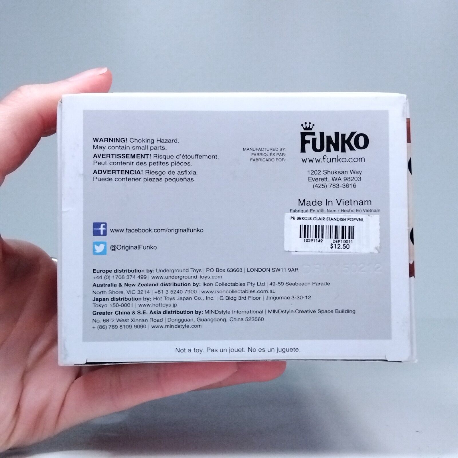 Funko Pop! Movies Breakfast Club Claire Standish Signed Molly Ringwald COA #147