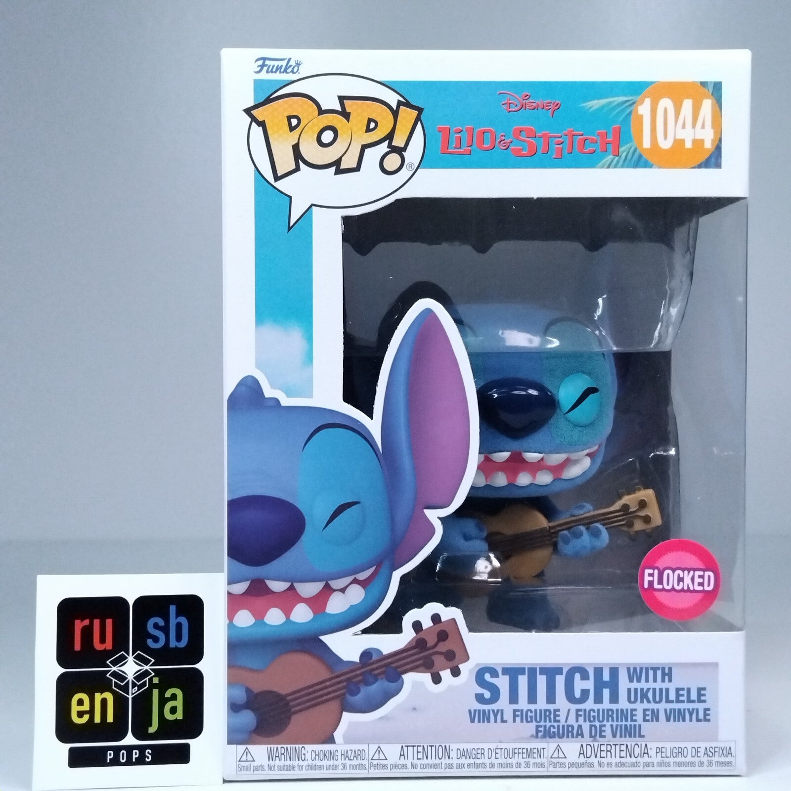 Funko Pop! Disney Lilo & Stitch with Ukelele Flocked #1044