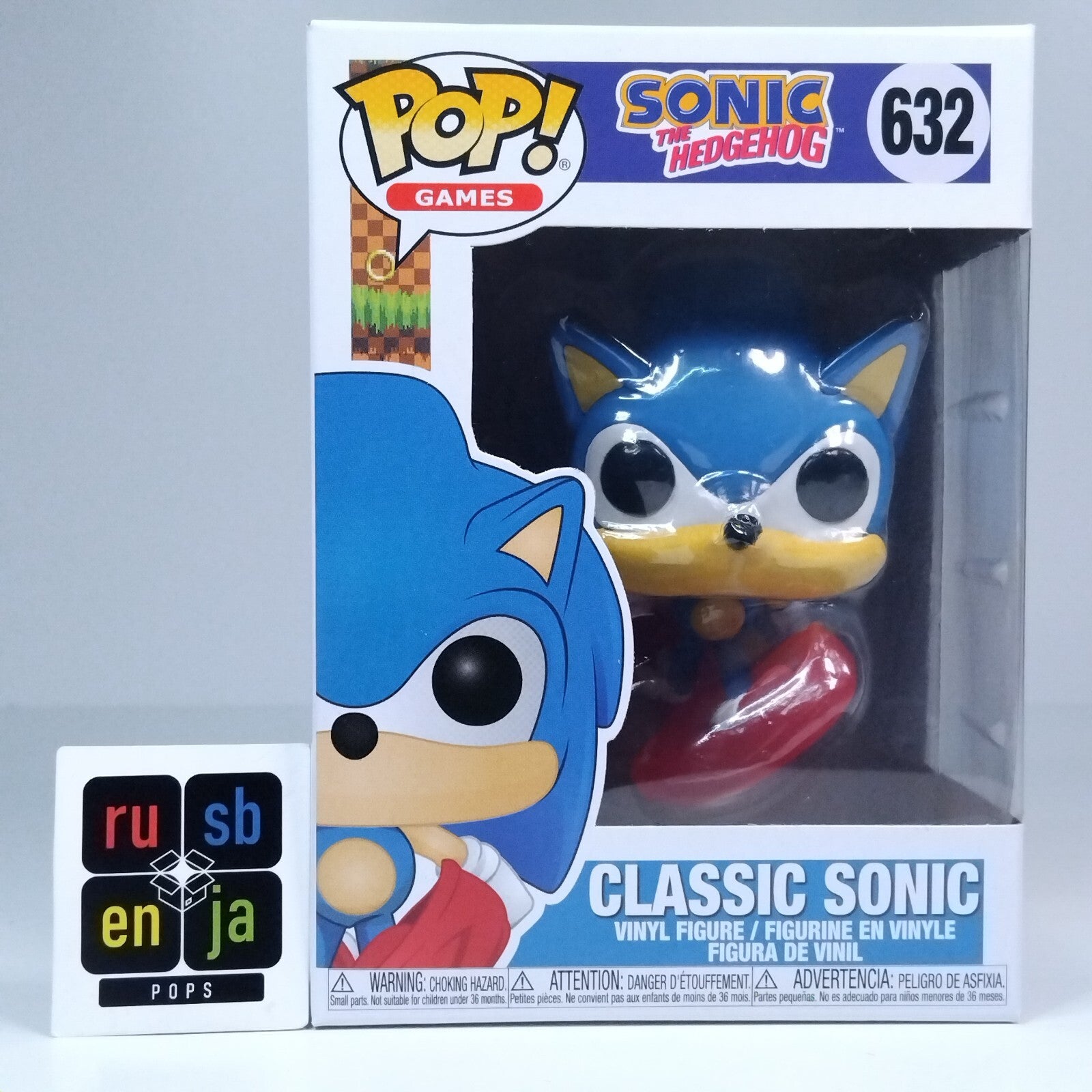 Funko Pop! Games Sonic the Hedgehog Classic Sonic #632