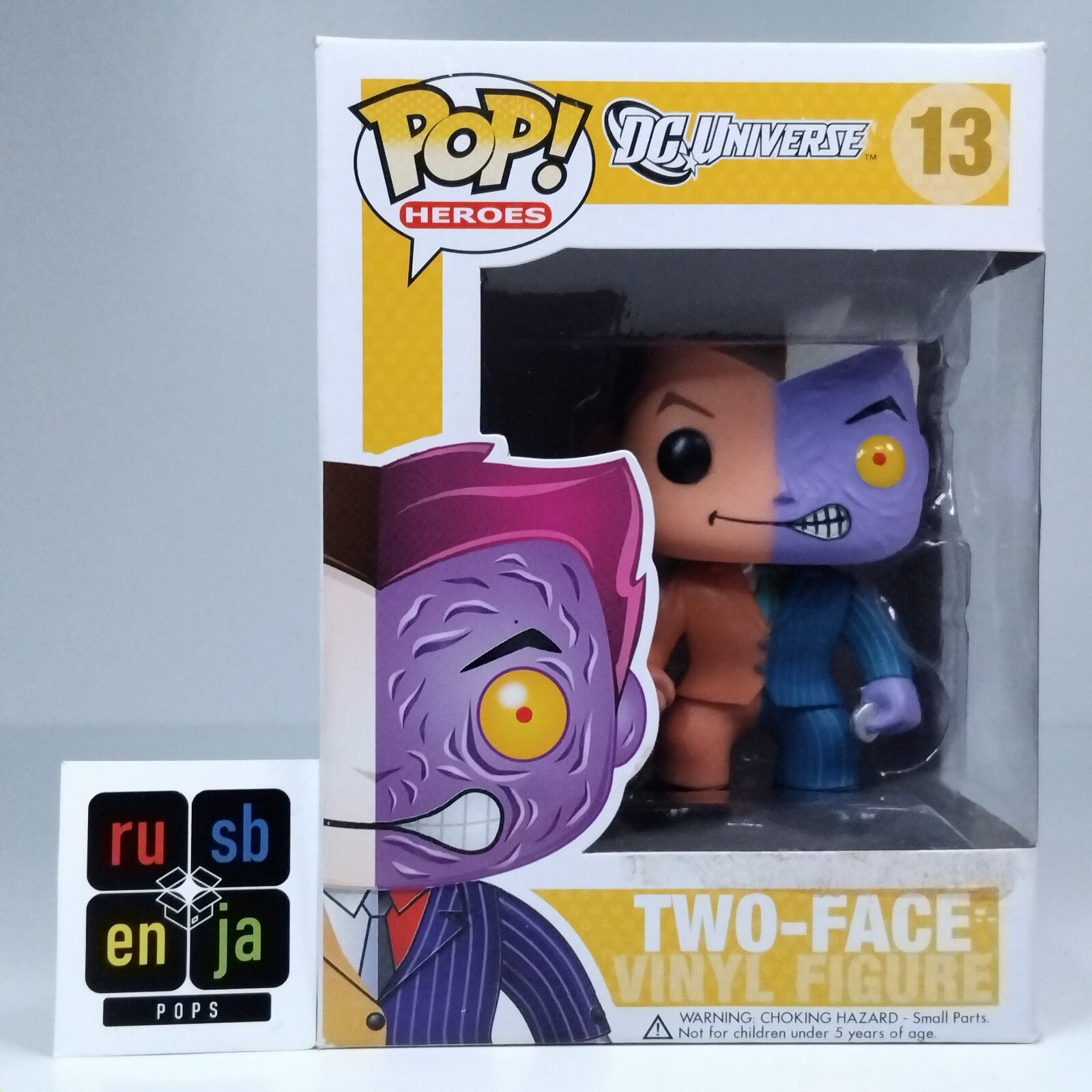 Funko Pop! DC Heroes Universe Batman Two-Face #13 BOX DAMAGE