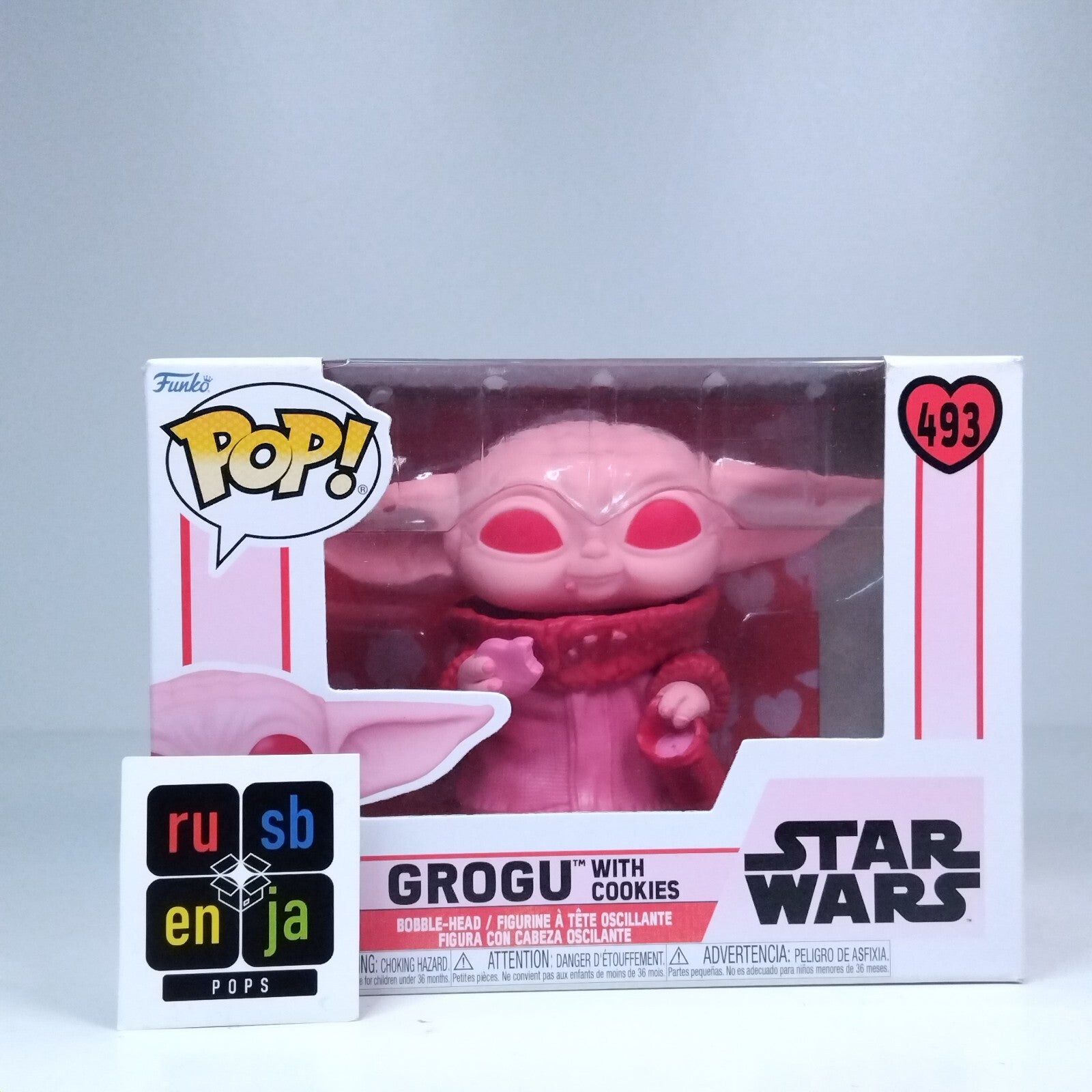 Funko Pop! Star Wars Valentine's Day Grogu with Cookies #493