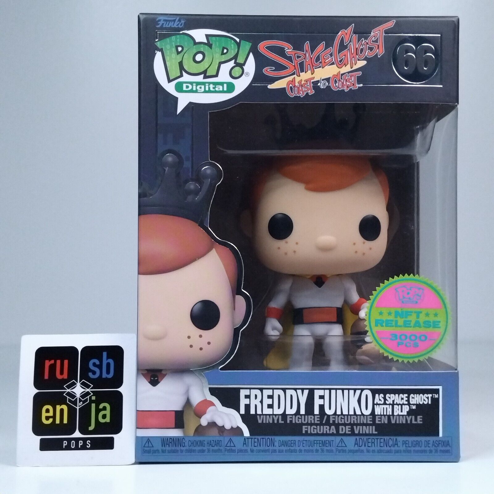 Funko Pop! Digital Animation Freddy Funko as Space Ghost with Blip 3,000 Pcs #66