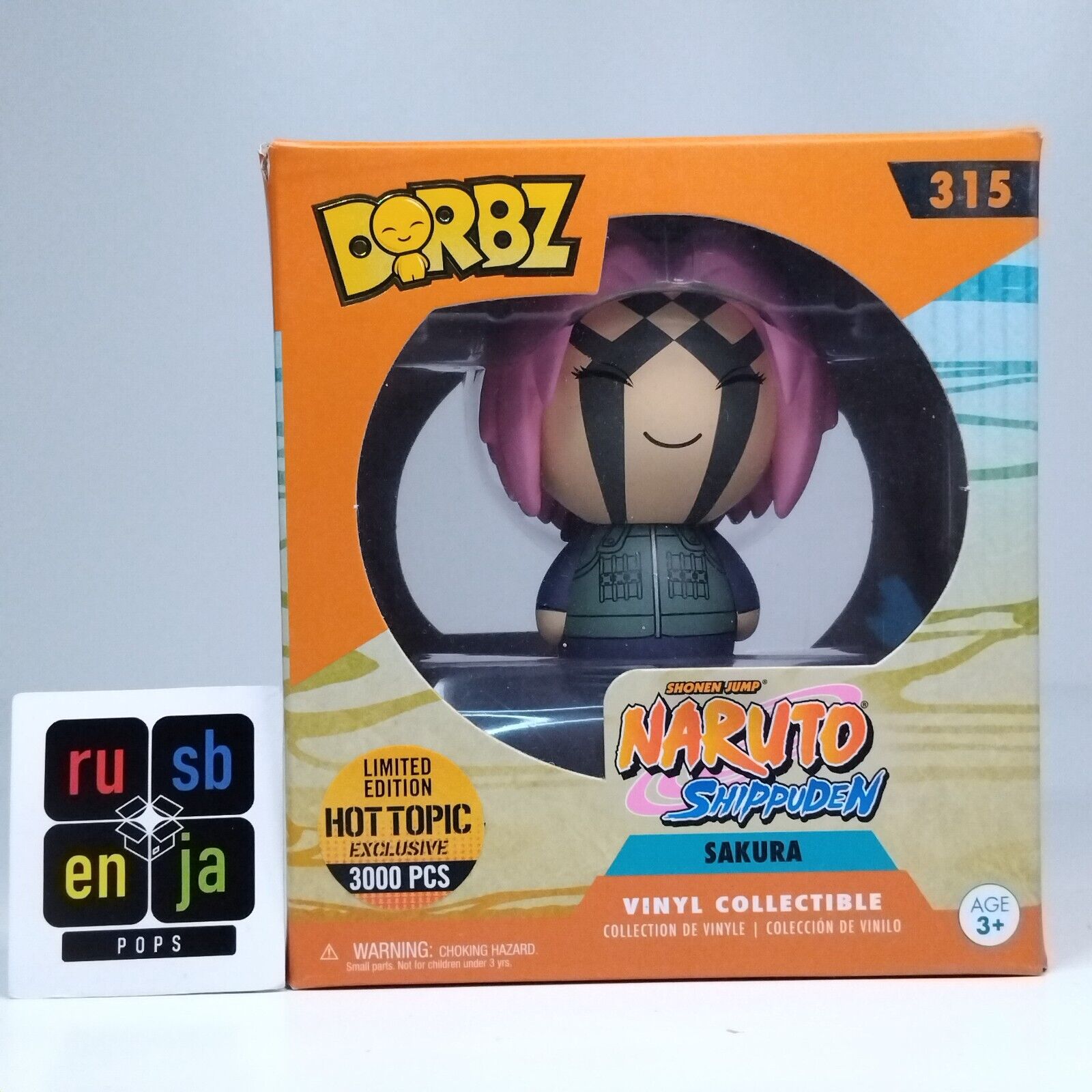 Funko Dorbz Anime Naruto Sakura Hot Topic 3,000 Pcs #315