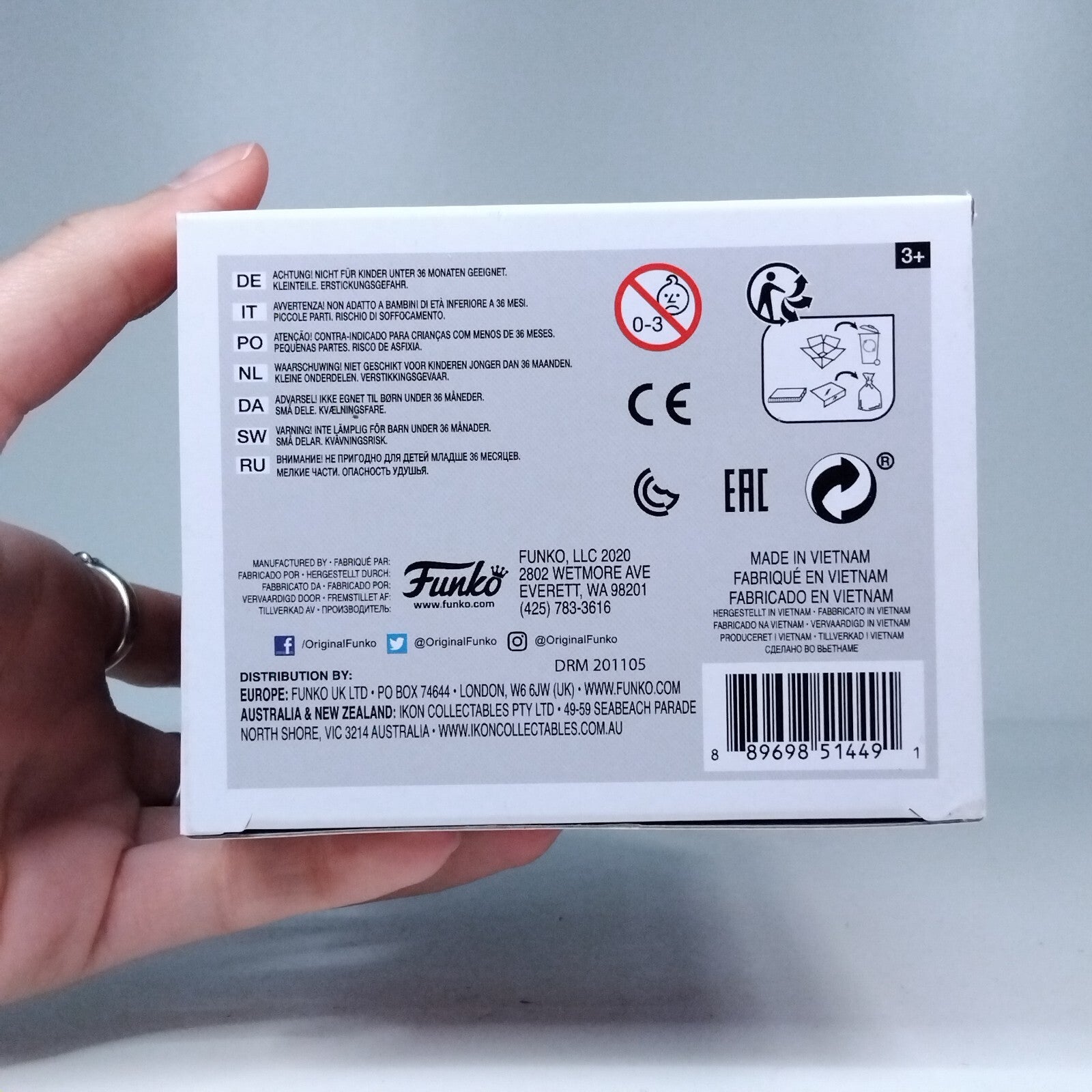 Funko Pop! MOTU Masters of the Universe King Randor Signed James Purefoy #42 WS