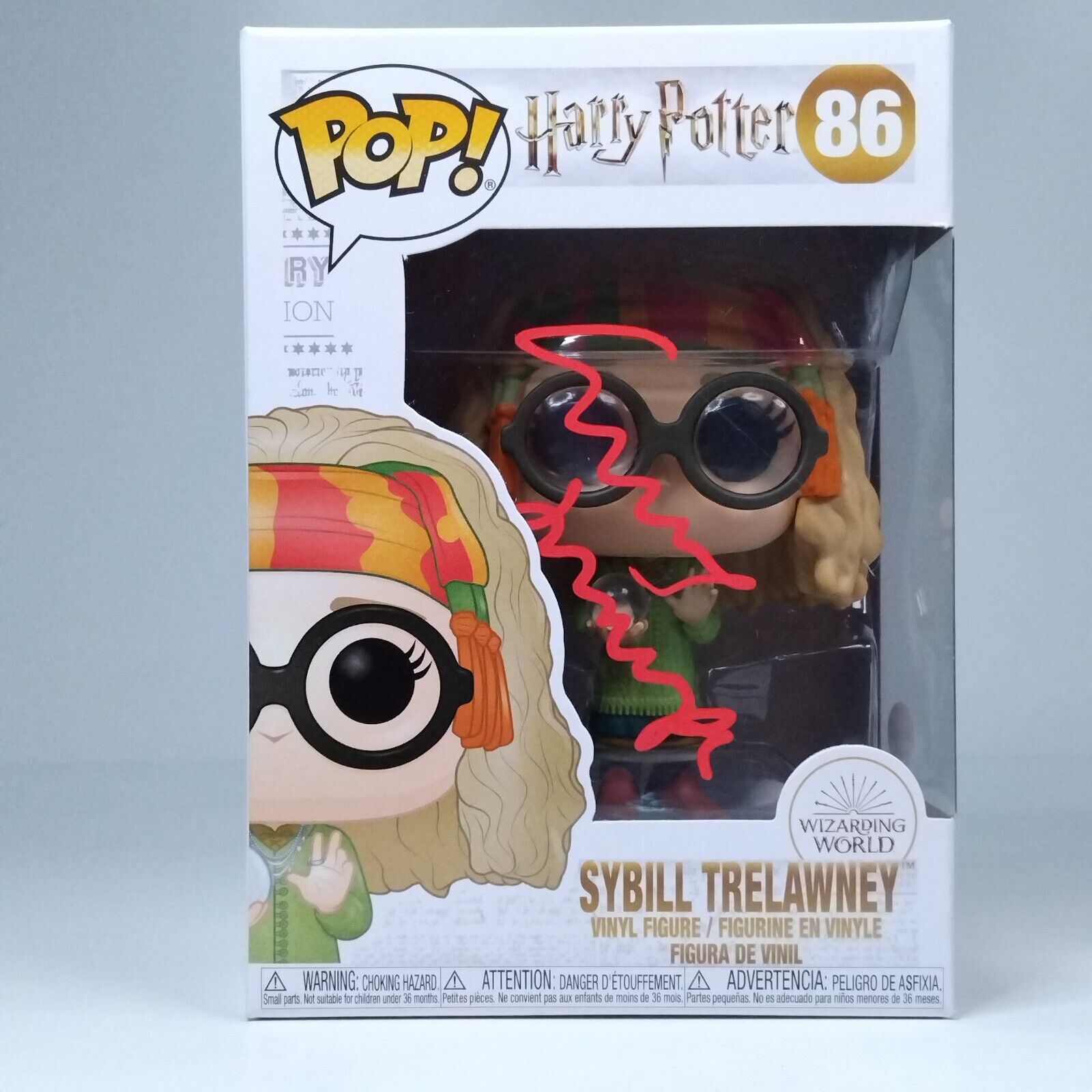 Funko Pop! Harry Potter Sybill Trelawney Signed Emma Thompson w/COA #86 WS