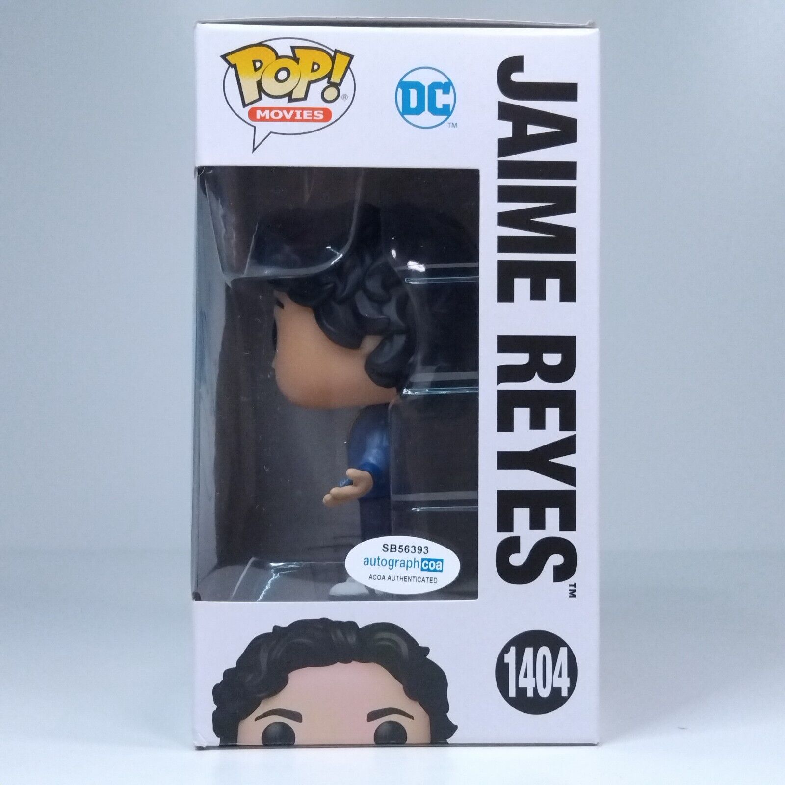 Funko Pop! DC Heroes Blue Beetle Jaime Reyes Signed Xolo Mariduena COA #1404 WS