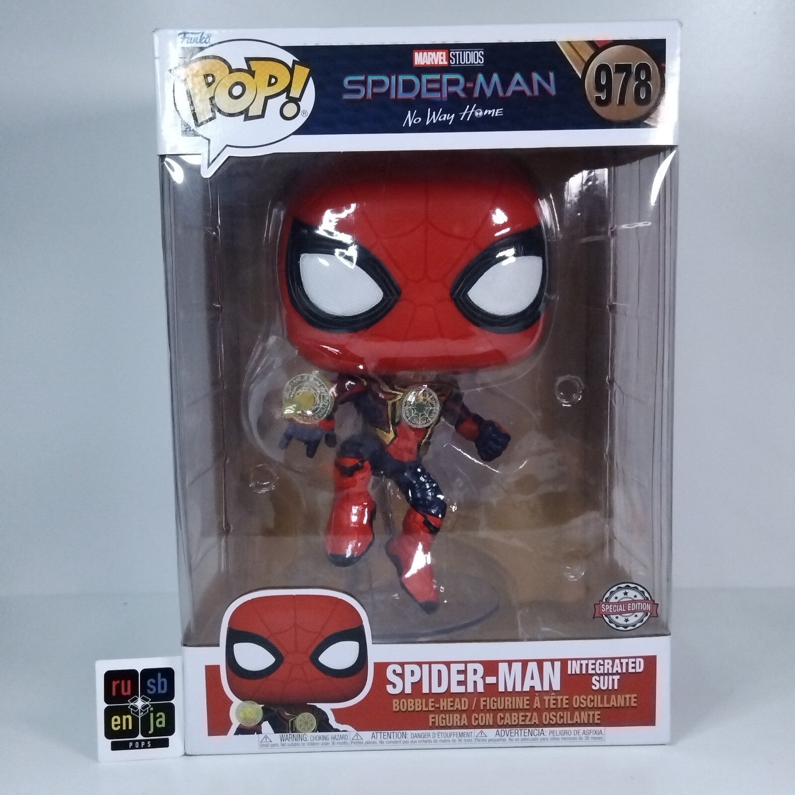Funko Pop! Marvel Spider-Man No Way Home 10" Integrated Suit Special #978