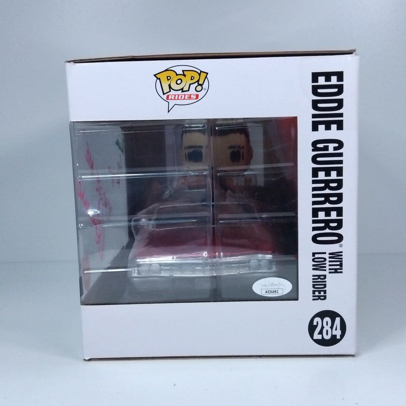 Funko Pop! WWE Eddie Guerrero with Low Rider Signed Vickie Guererro w/COA #284