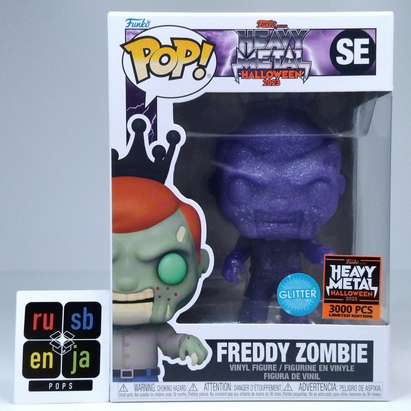 Funko Pop! Freddy Funko Zombie Glitter 3,000 Pcs #SE