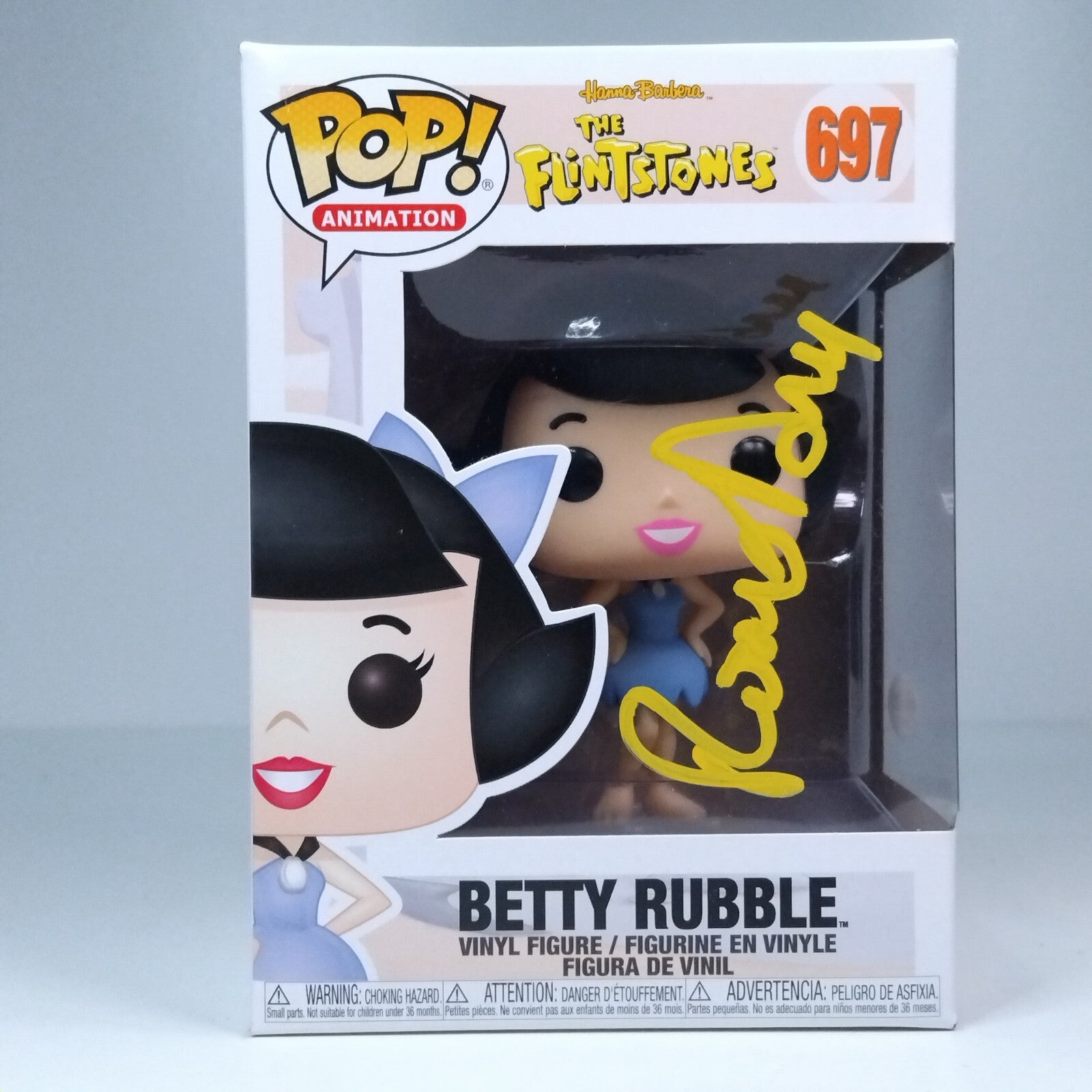 Funko Pop! Animation Flintstones Betty Rubble Signed Rosie O'Donnell COA #697 WS