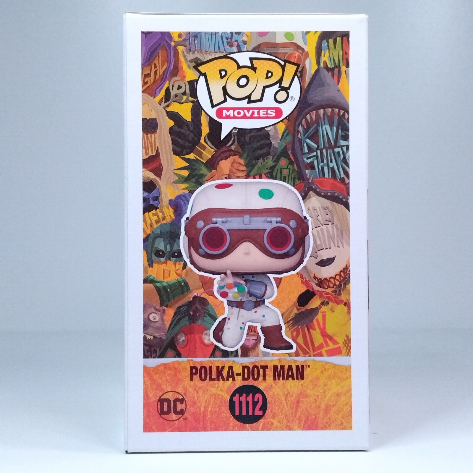 Funko Pop! DC Suicide Squad Polka-Dot Man Signed David Dastmalchian COA #1112