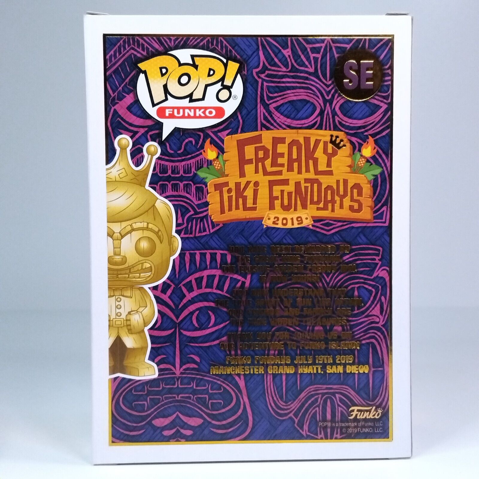 Funko Pop! Golden Idol Freddy SDCC 1,600 Pcs Signed Brian Mariotti COA #SE