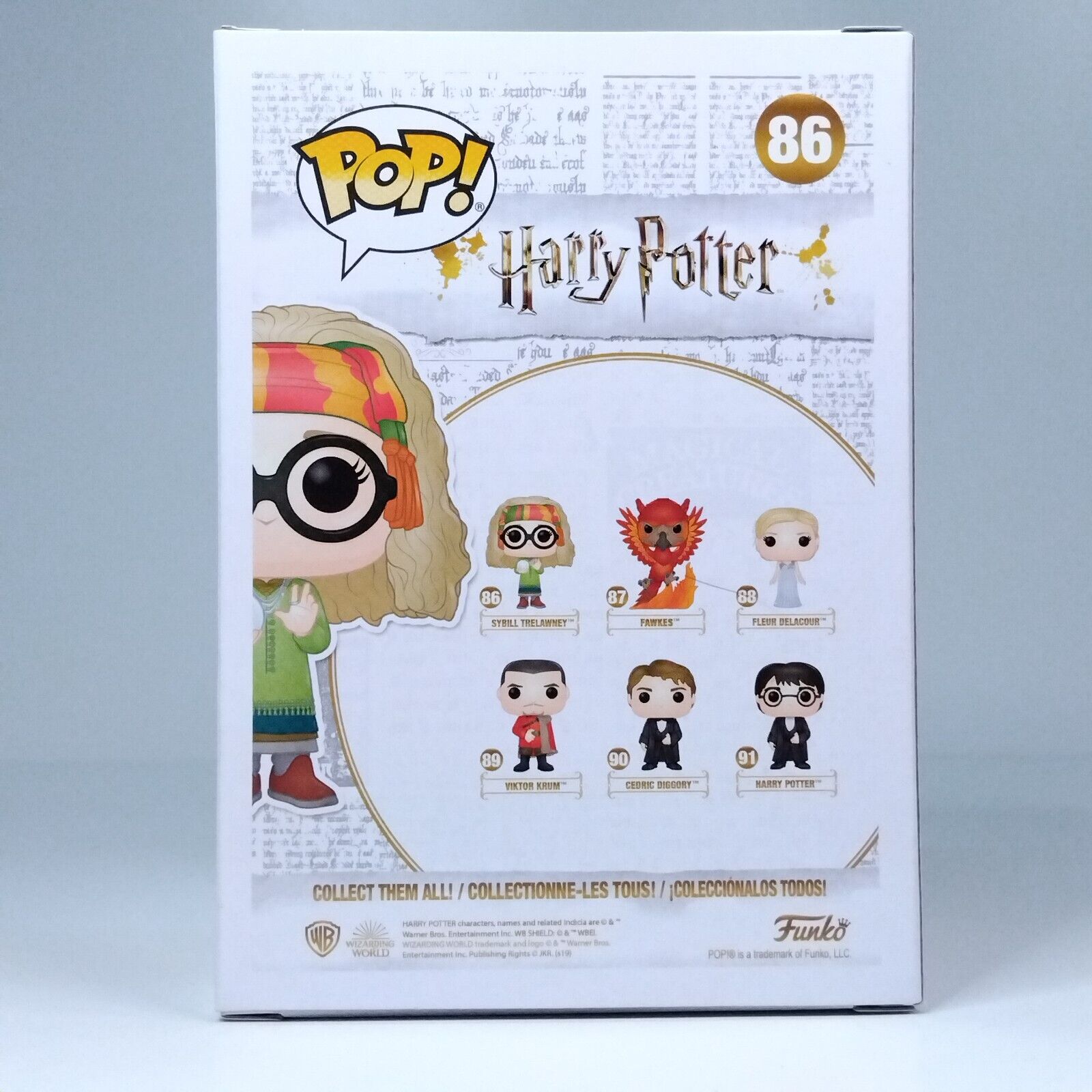 Funko Pop! Harry Potter Sybill Trelawney Signed Emma Thompson w/COA #86 WS