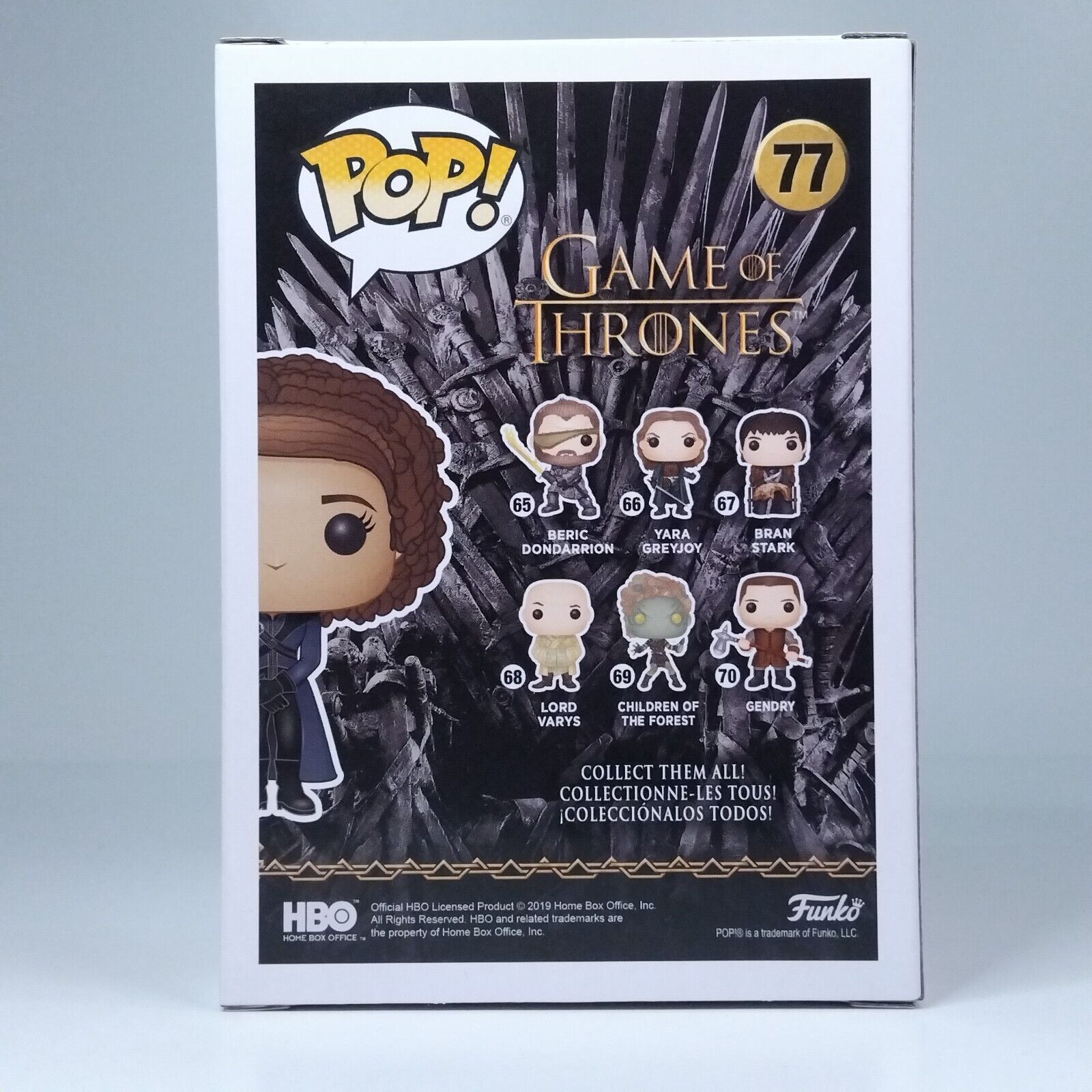 Funko Pop! TV Game of Thrones Missandei Signed Nathalie Emmanuel COA #77 WS