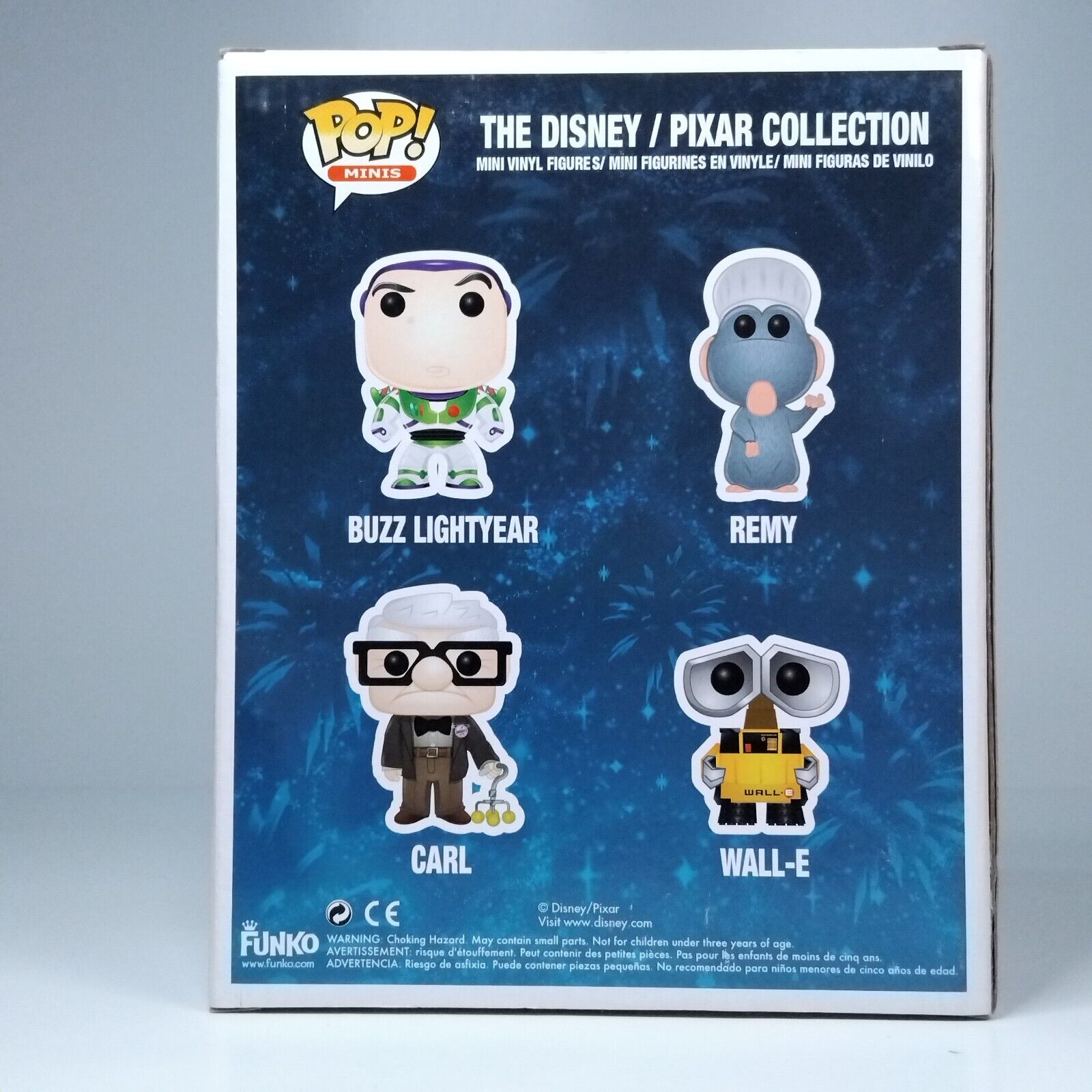 Funko Pop! Disney Pixar Collection Minis Remy Walle Buzz Lightyear Carl #01