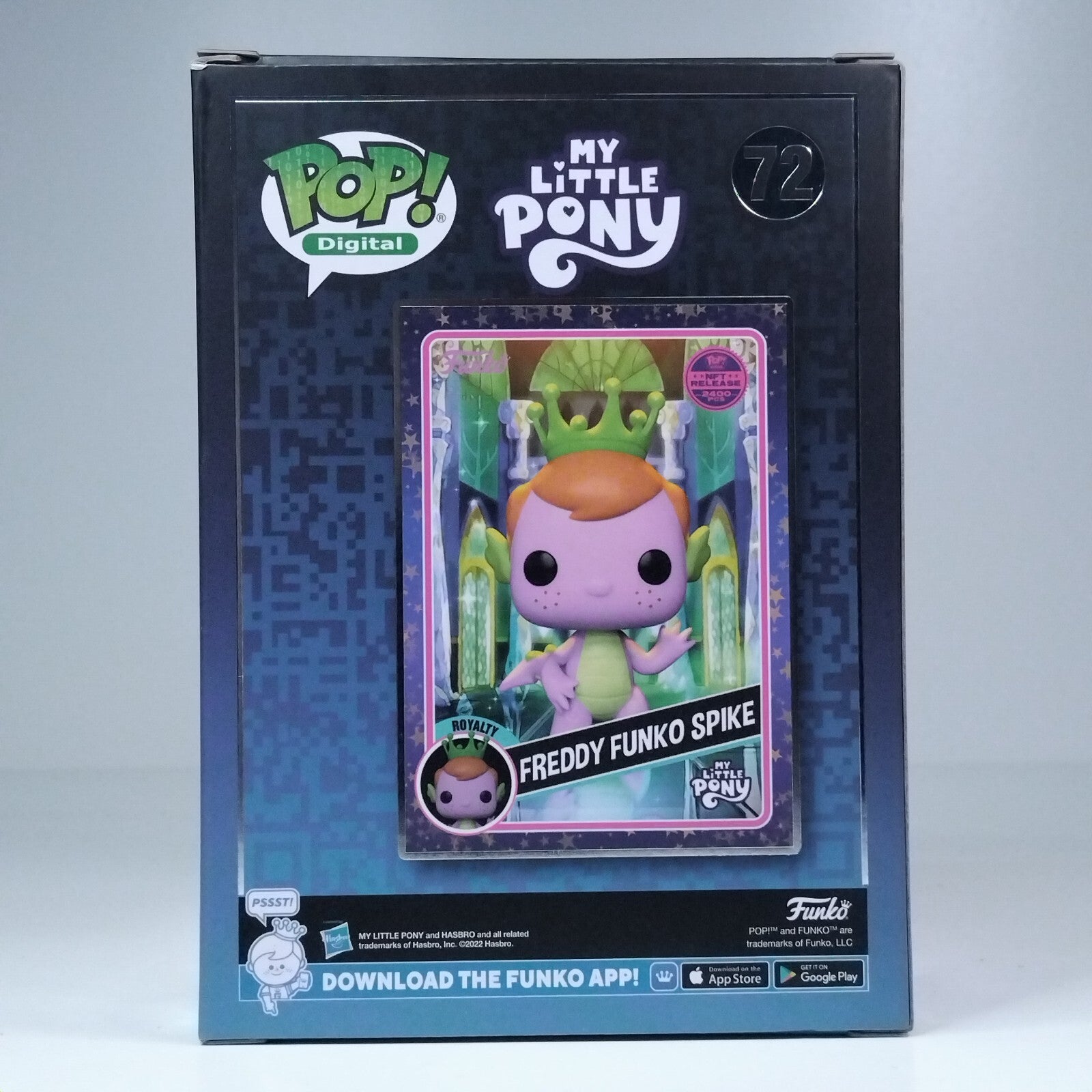 Funko Pop! Digital My Little Pony MLP Freddy Funko as Spike 2,400 Pc #72