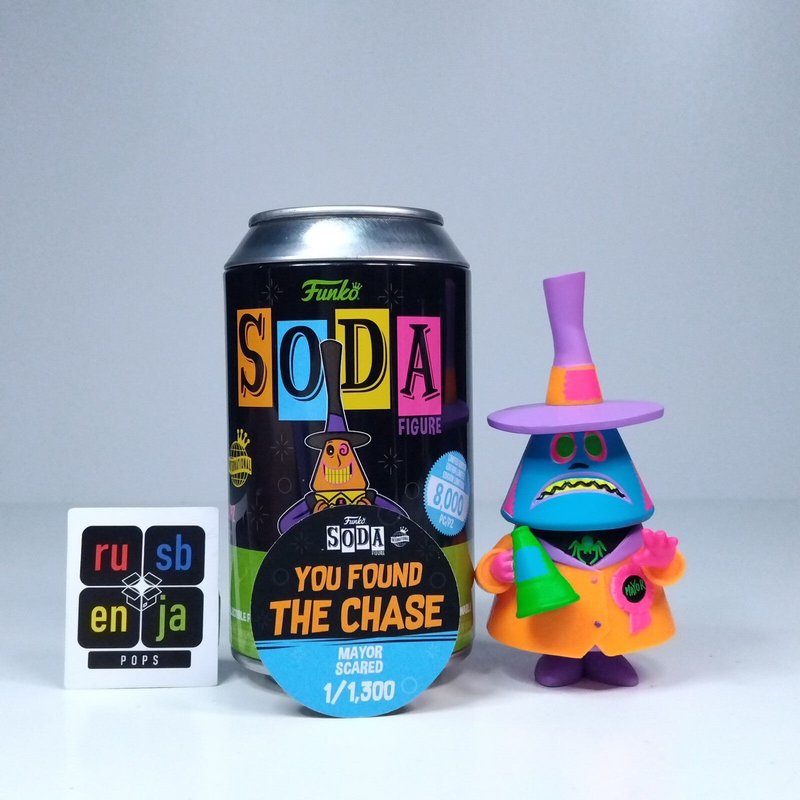 Funko Soda Nightmare Before Christmas Blacklight Mayor Chase 1/1,300
