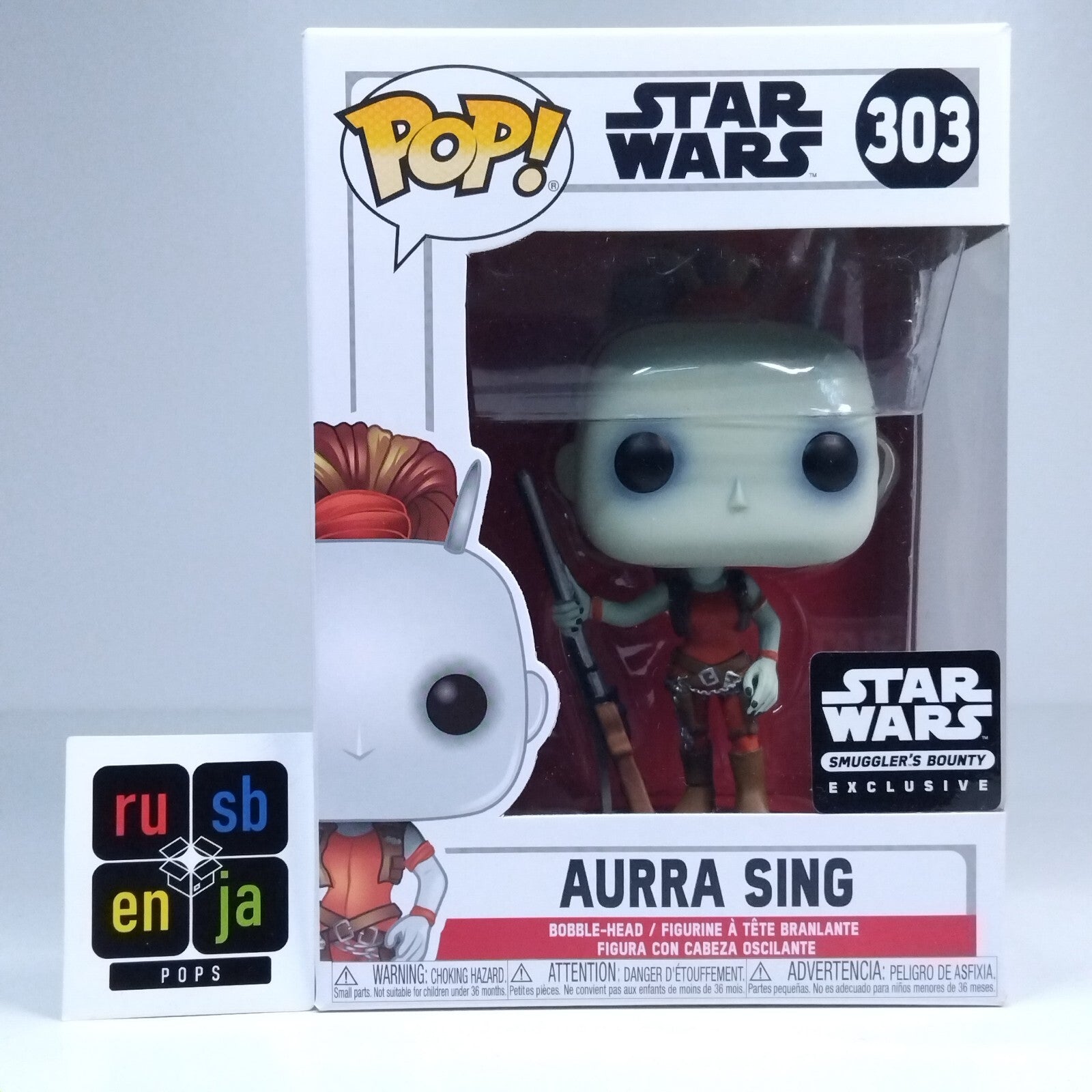 Funko Pop! Star Wars Aurra Sing Smuggler's Bounty Exclusive #303