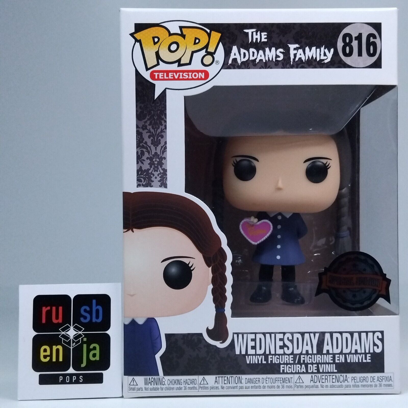 Funko Pop! TV The Addams Family Wednesday Addams Valentine Special Edition #816