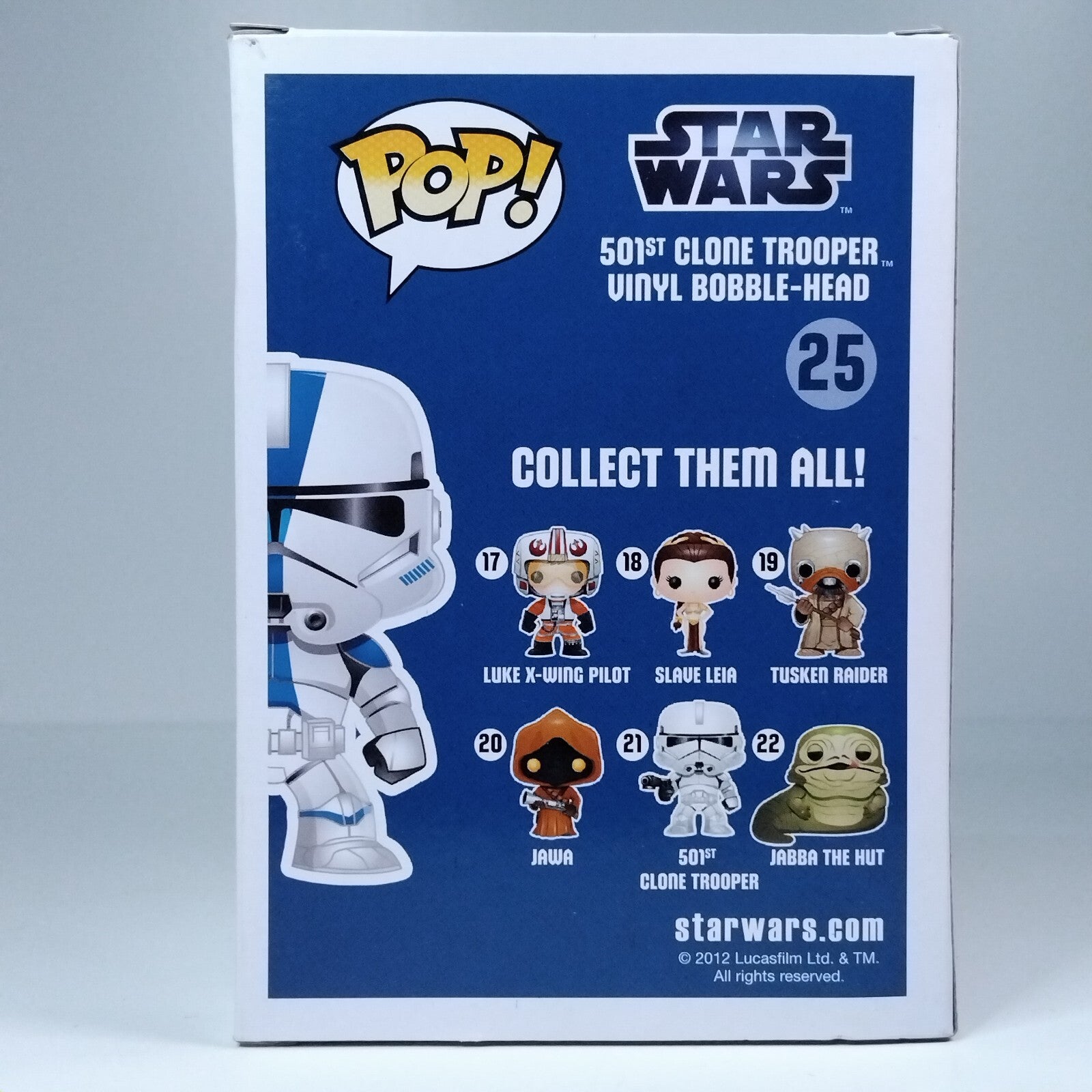 Funko Pop! Star Wars Blue Box 501st Clone Trooper SDCC 480 Pcs #25