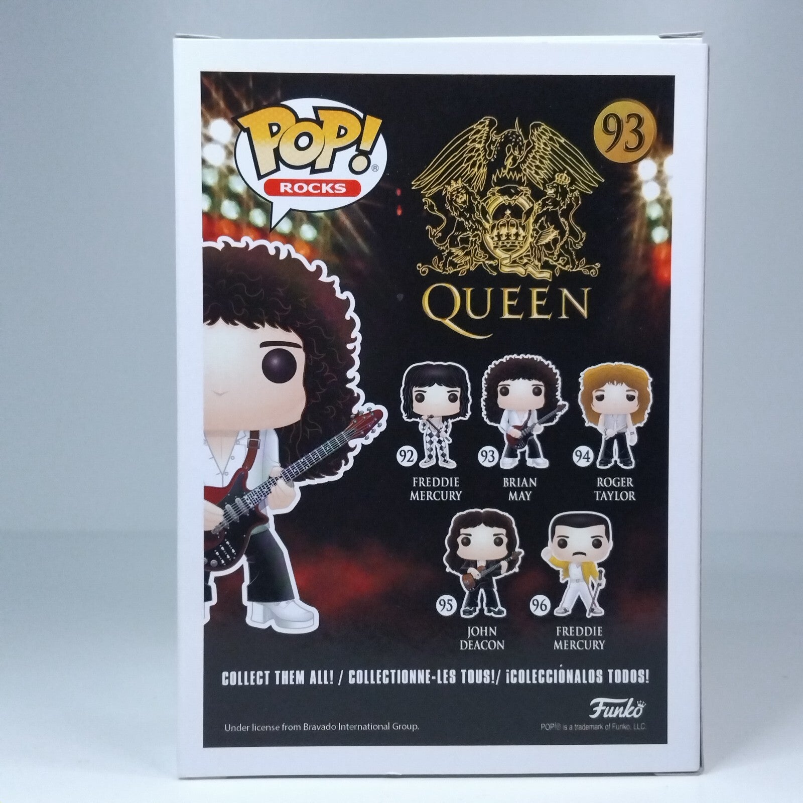 Funko Pop! Rocks Music Queen Brian May Signed Gwilym Lee COA #93 WS