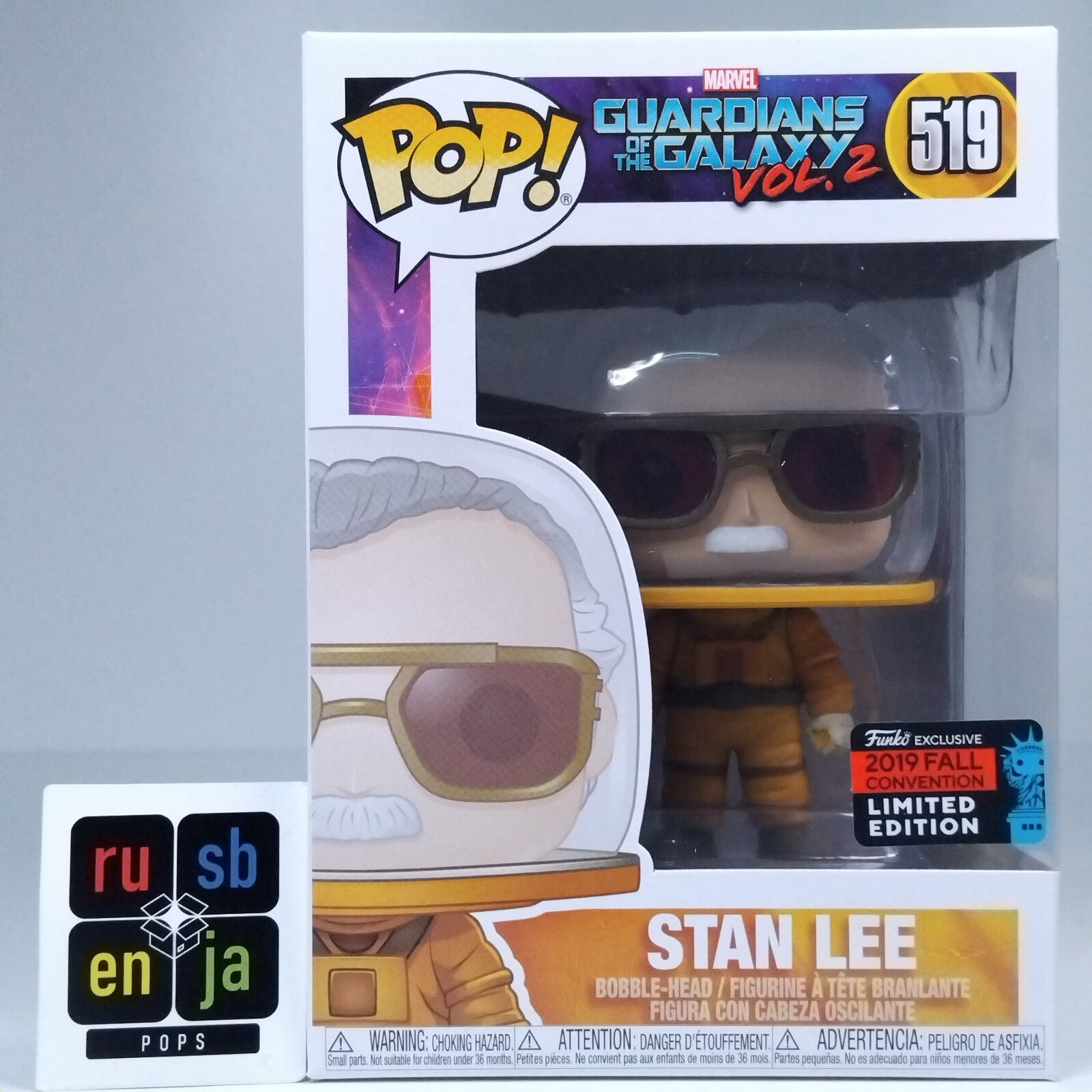 Funko Pop! Marvel Guardians of the Galaxy Stan Lee #519