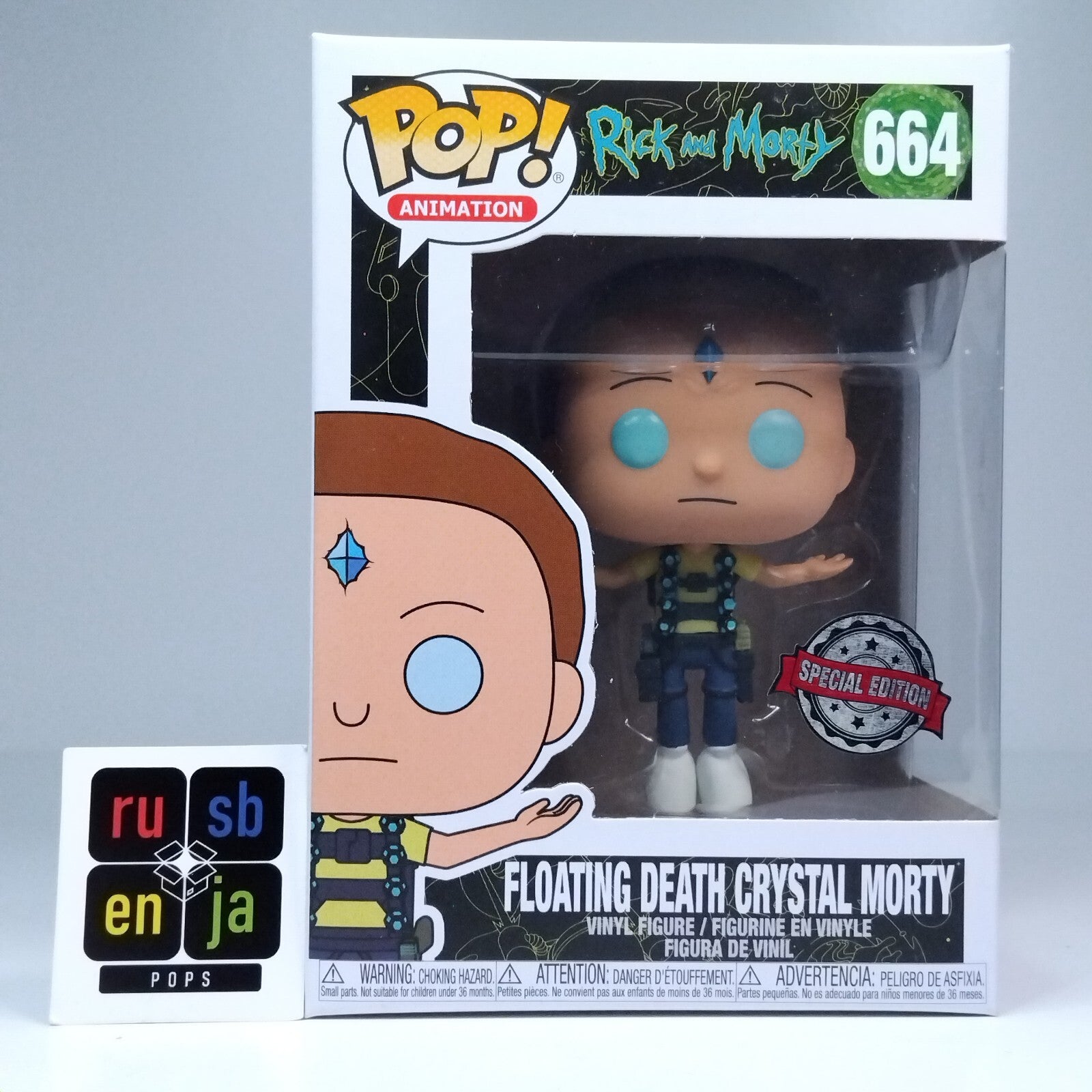Funko Pop! Animation Rick and Morty - Floating Death Crystal Morty Special #664