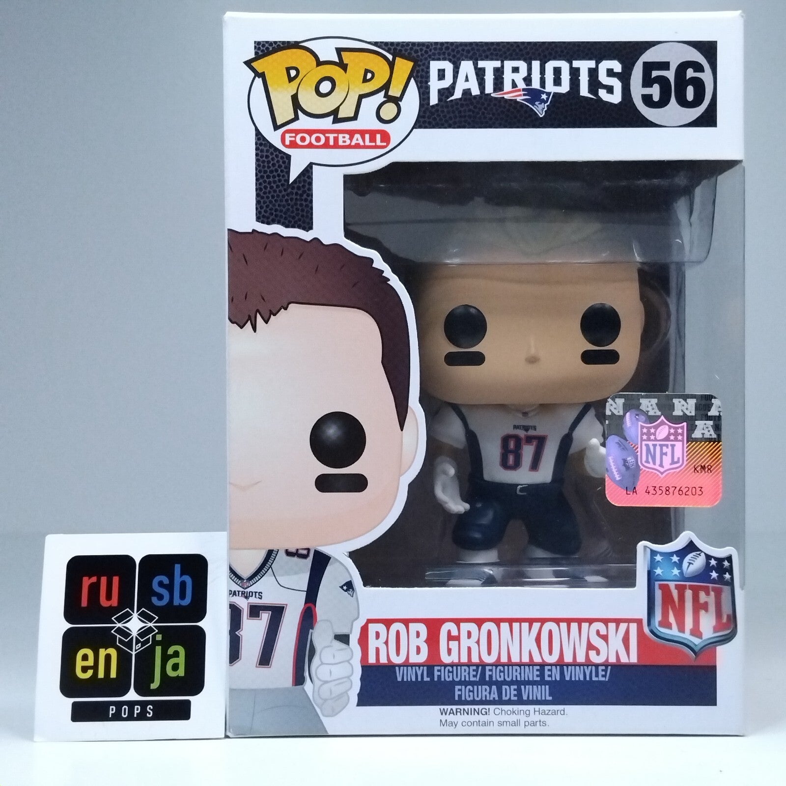 Funko Pop! Sports NFL Football Patriots Rob Gronkowski #56