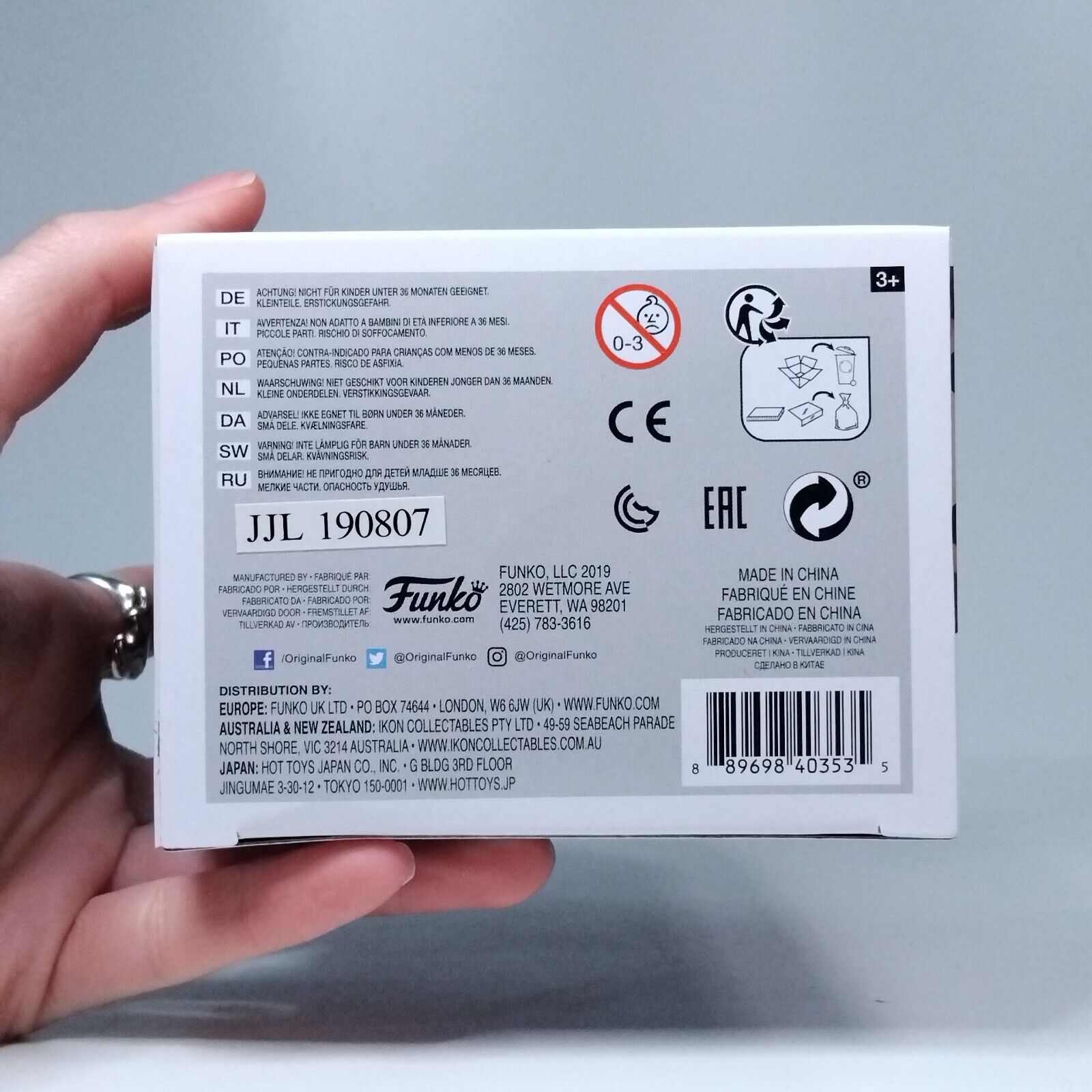 Funko Pop! TV Game of Thrones Missandei Signed Nathalie Emmanuel COA #77 WS