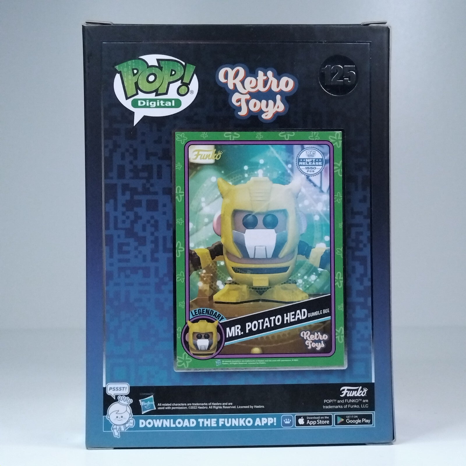 Funko Pop! Digital Retro Transformers Mr. Potato Head Bumblebee 1,550 Pcs #125