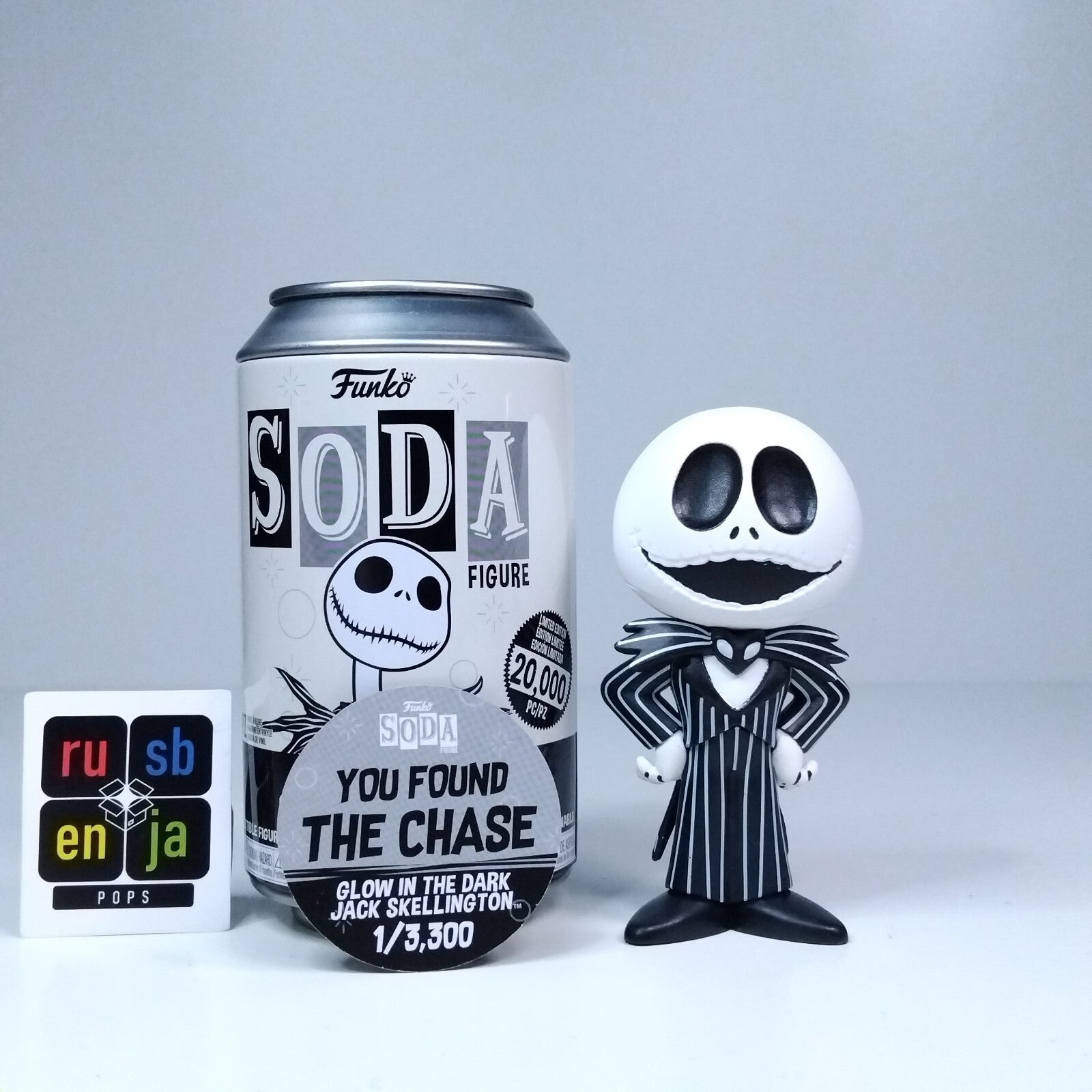 Funko Soda Nightmare Before Christmas Jack Skellington Glwo Chase 1/3,300