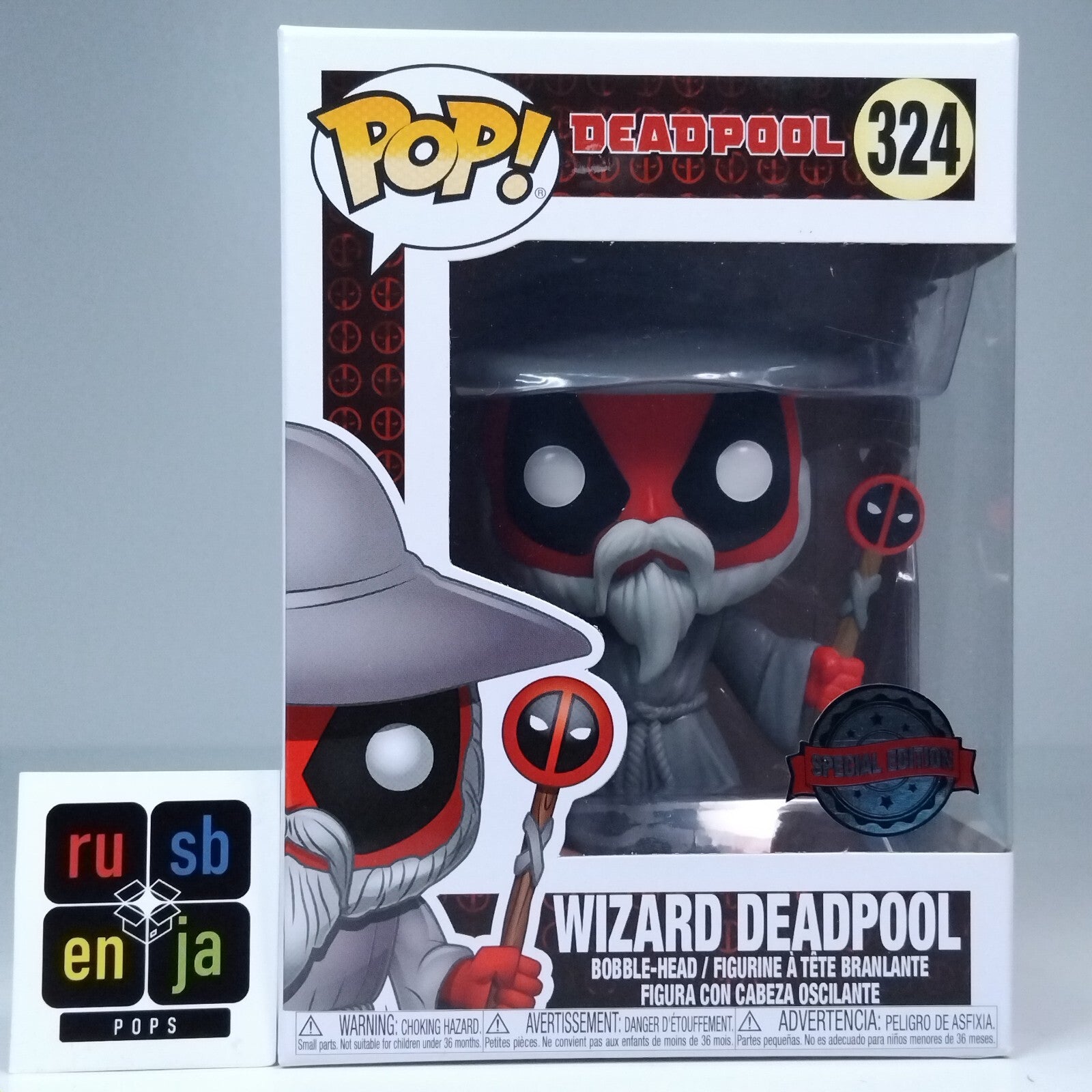 Funko Pop! Marvel Wizard Deadpool Special Edition #324