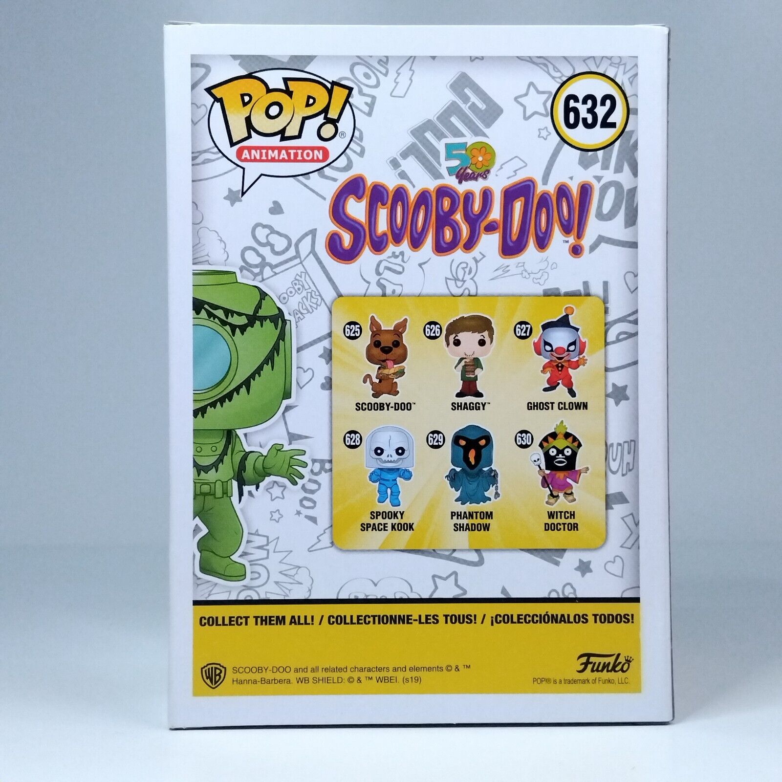 Funko Pop! Animation Scooby-Doo Captain Cutler Glows Limited Edition #632