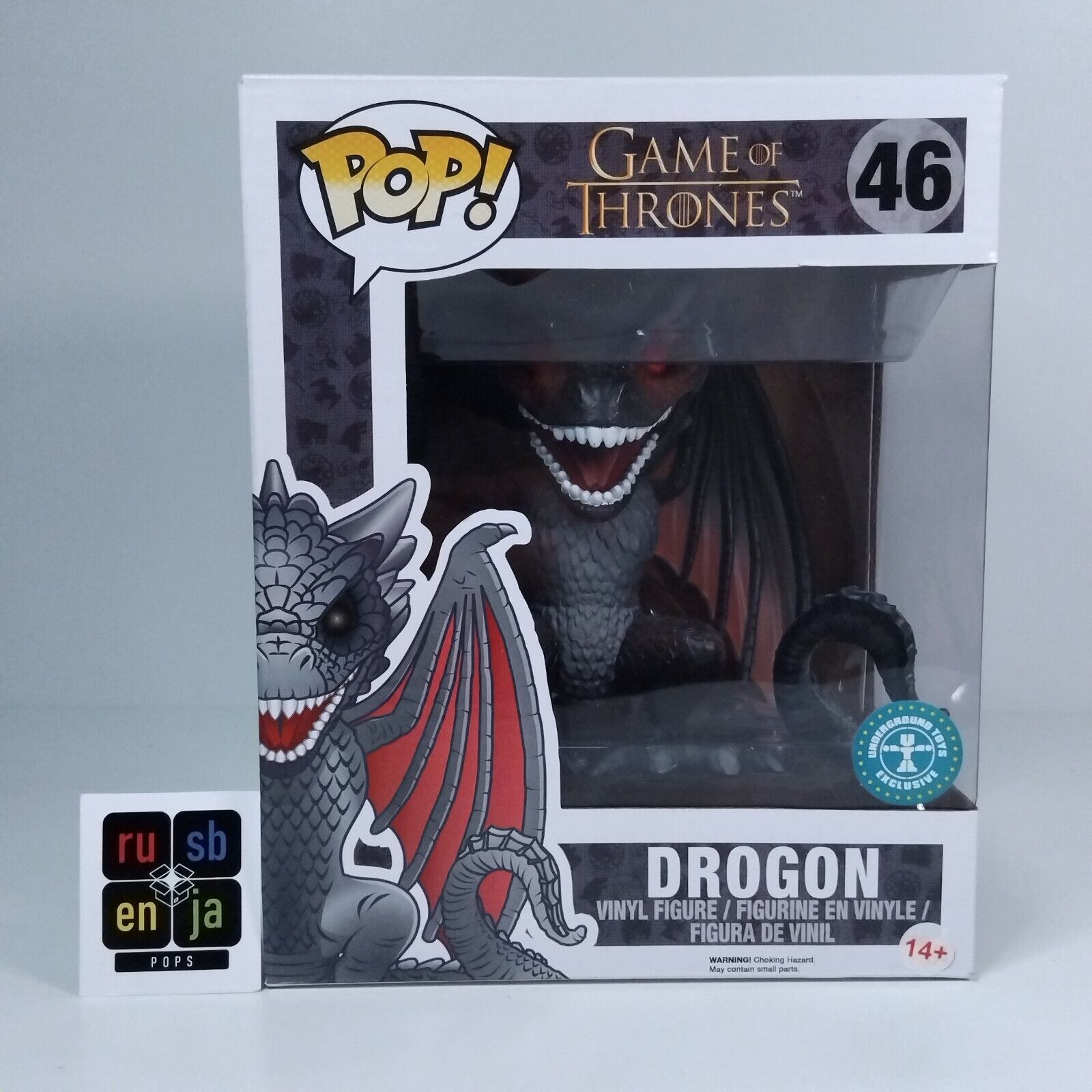 Funko Pop! TV Game of Thrones 6" Inch Dragon Drogon Exclusive #46