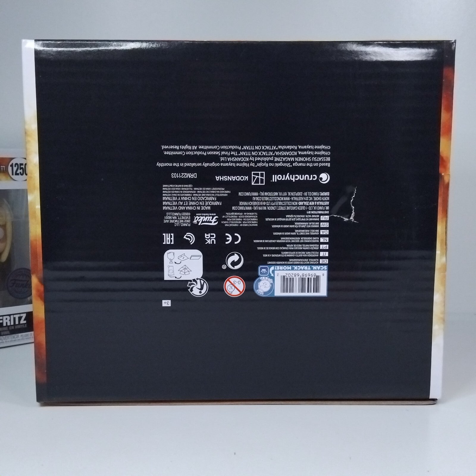 Funko Pop! Anime Attack Titan Collectors Box Child Eren & Ymir Fritz #1250 #1251