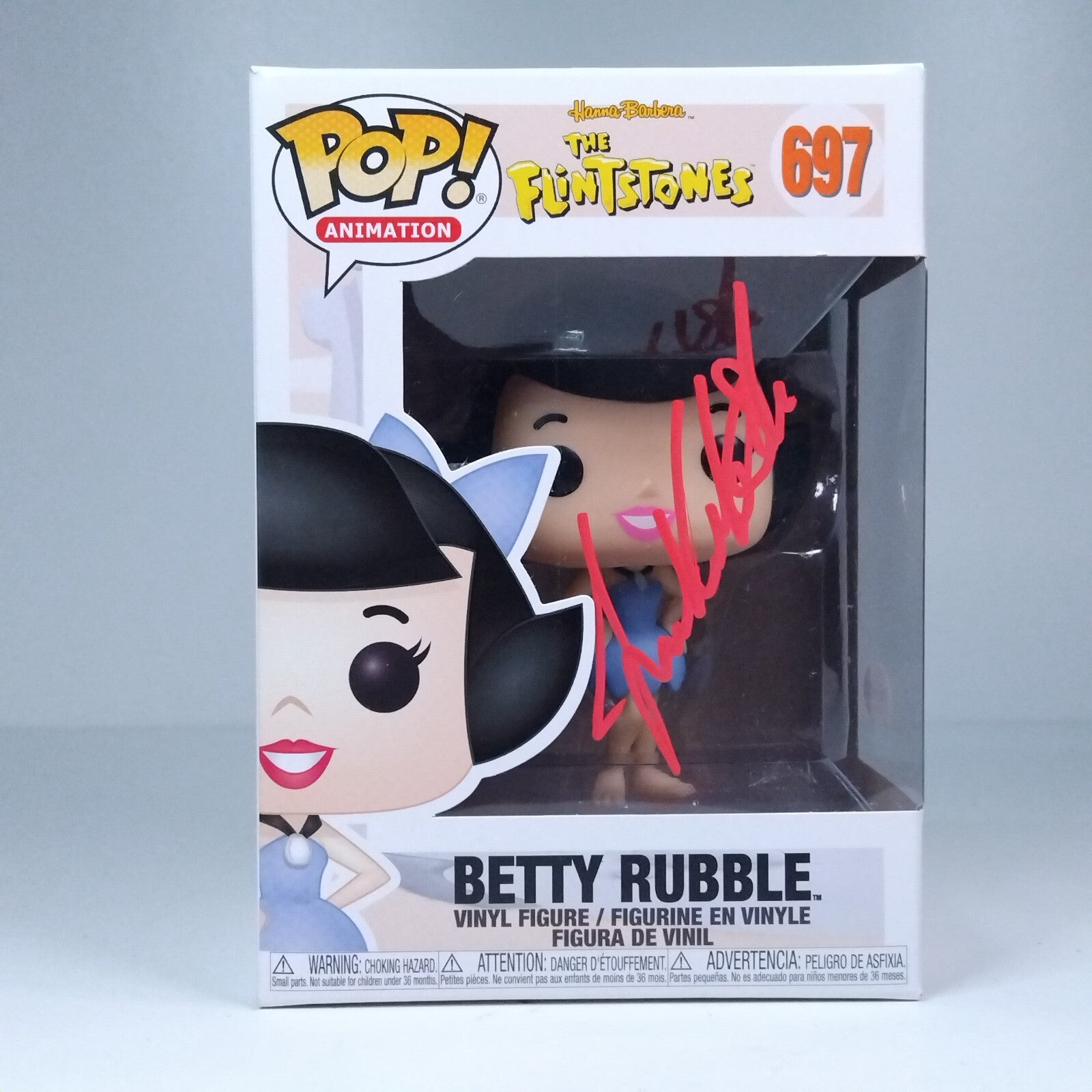 Funko Pop! Animation Flintstones Betty Rubble Signed Jane Krakowski COA #697 WS
